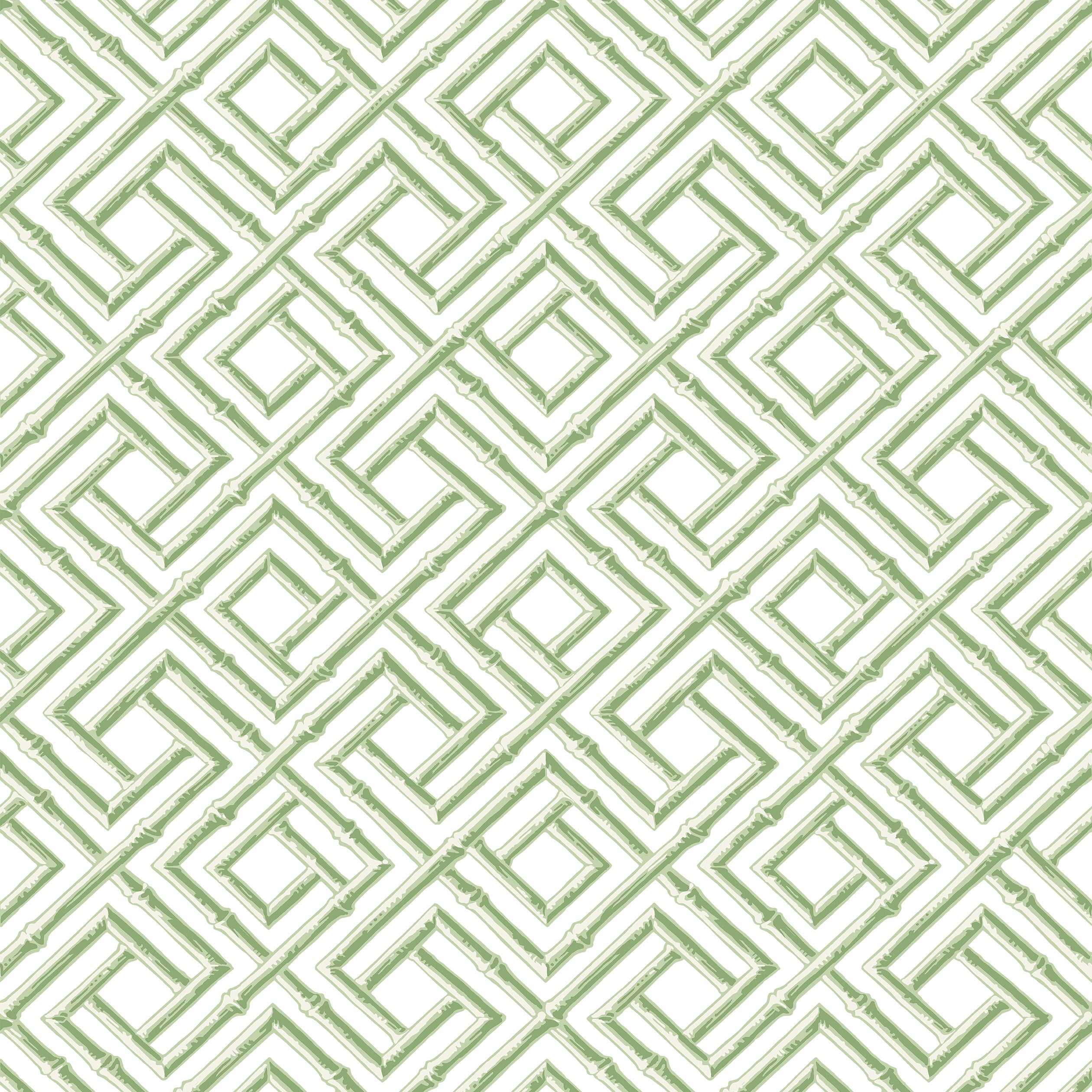 French Lattice wallpaper in green color - pattern number T42049 - by Thibaut in the Sojourn collection