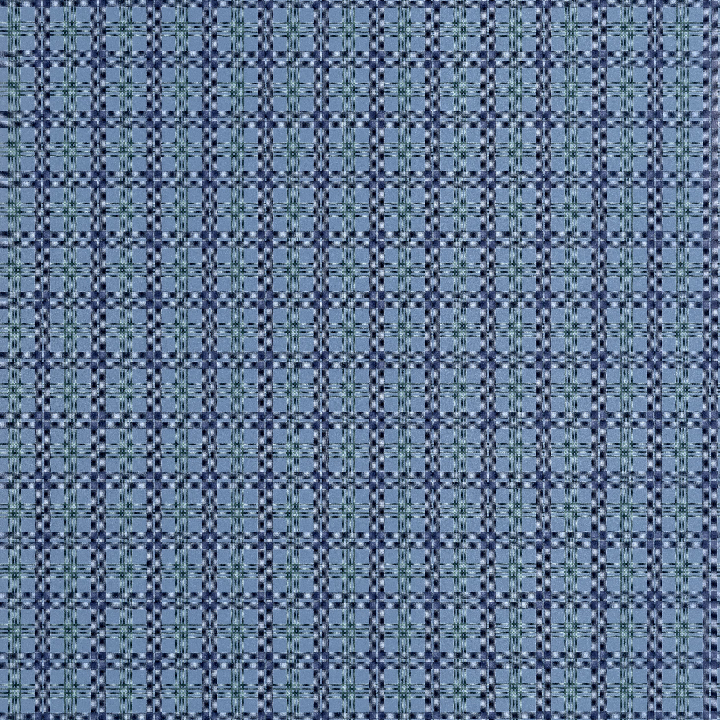 Huntley Plaid wallpaper in navy color - pattern number T44051 - by Thibaut in the Stripes and Checks Resource collection