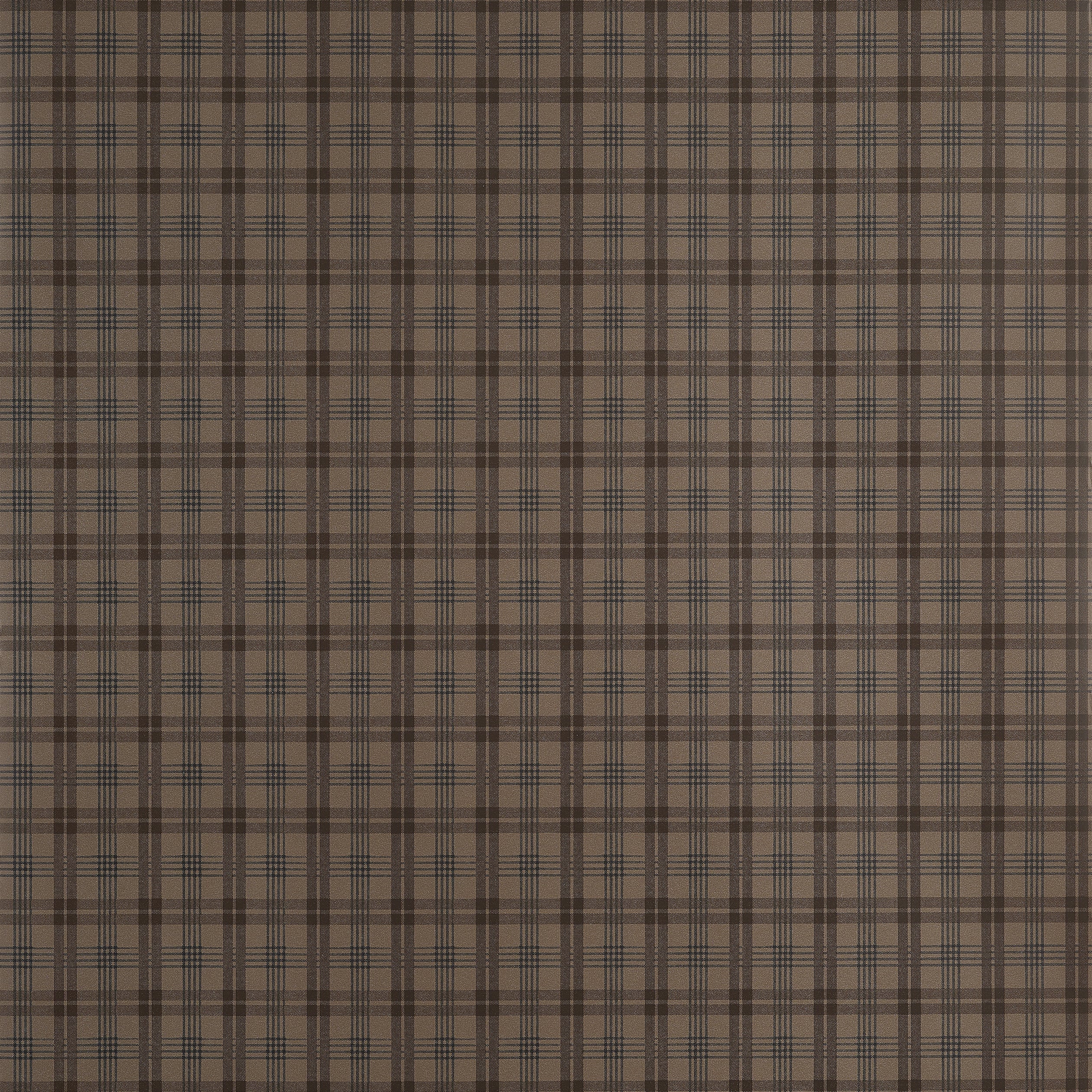 Huntley Plaid wallpaper in brown color - pattern number T44053 - by Thibaut in the Stripes and Checks Resource collection