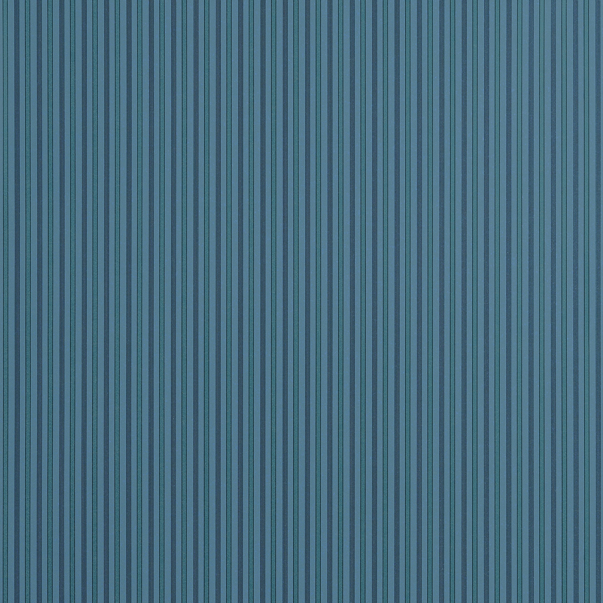 Conner Stripe wallpaper in peacock blue color - pattern number T44063 - by Thibaut in the Stripes and Checks Resource collection