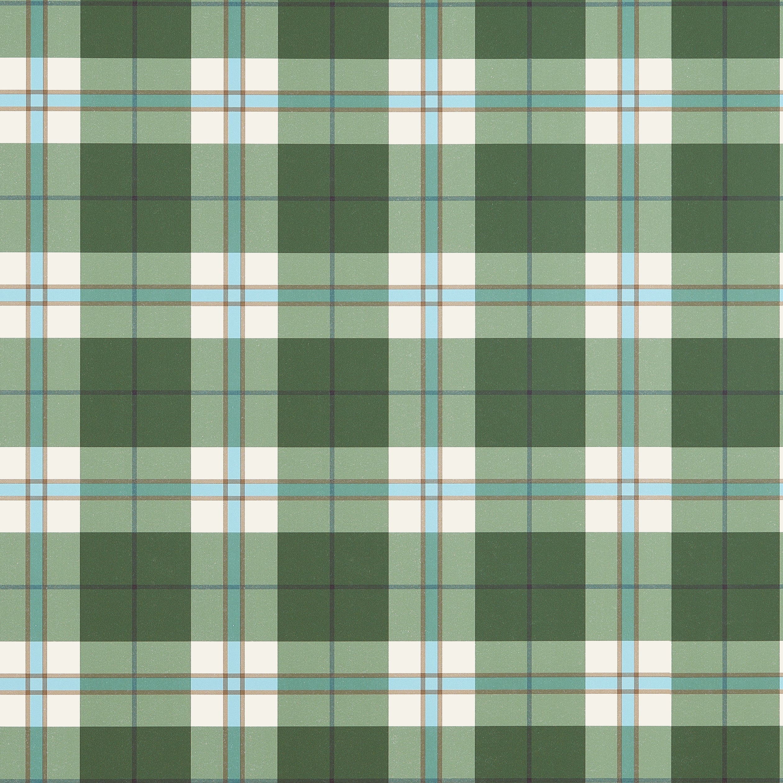 Douglas Plaid wallpaper in green color - pattern number T44071 - by Thibaut in the Stripes and Checks Resource collection