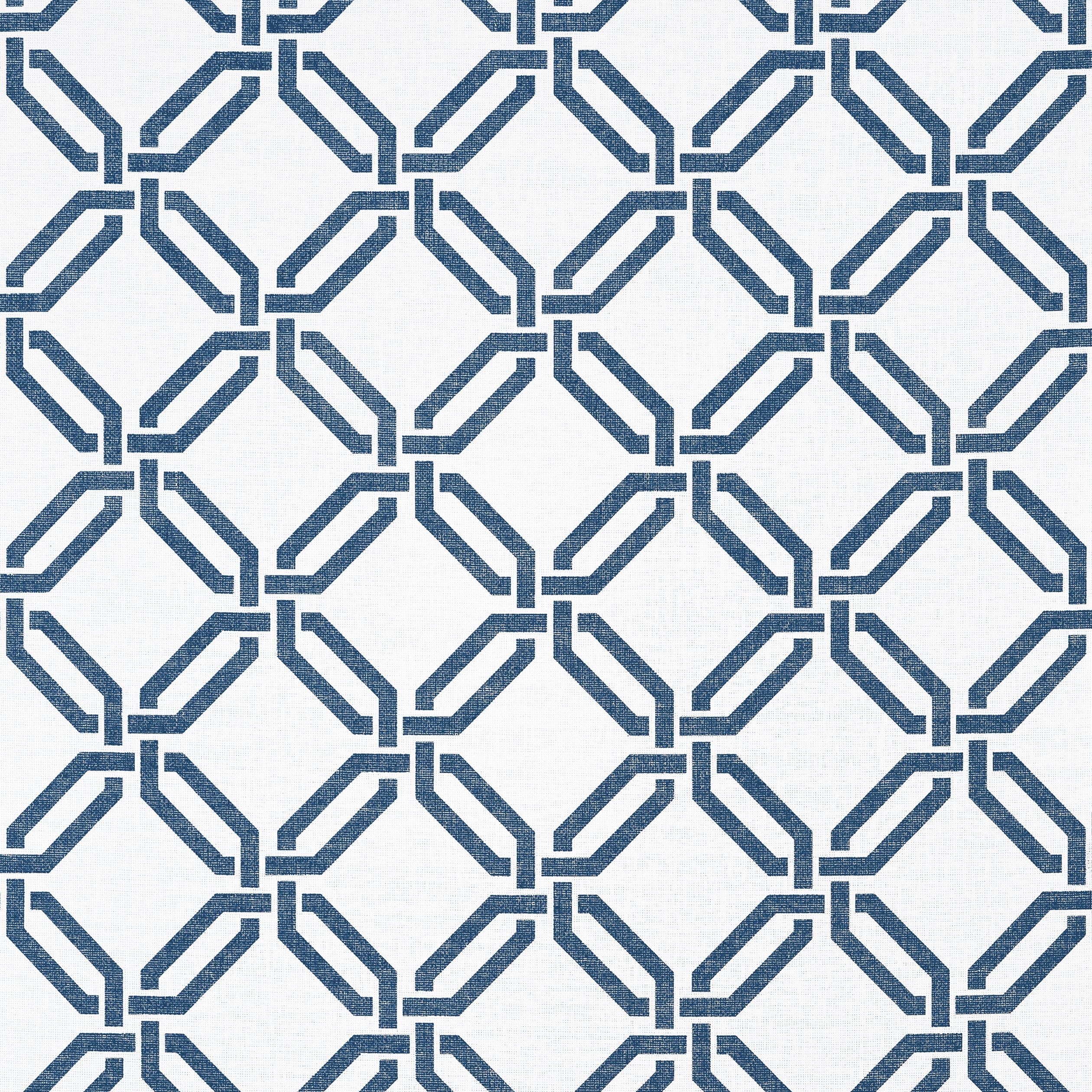 Miramar Way wallpaper in navy color - pattern number T45052 - by Thibaut in the Wanderlust collection