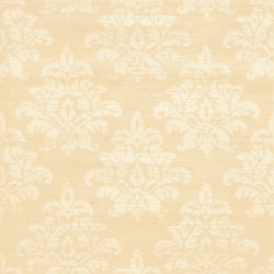 Kunqu Damask wallpaper in beige color - pattern number T5003 - by Thibaut in the Grasscloth Resource collection