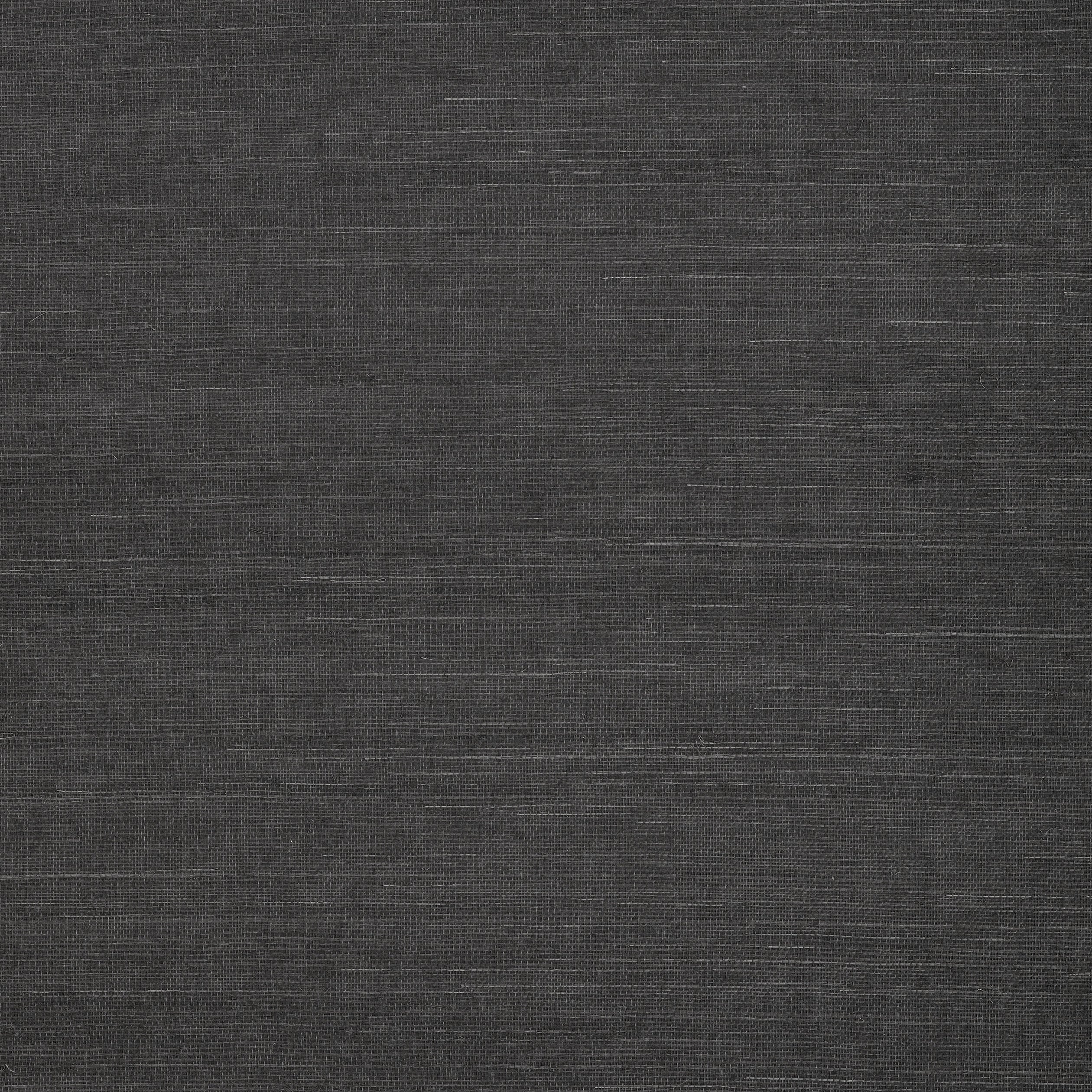Shang Extra Fine Sisal wallpaper in charcoal color - pattern number T5040 - by Thibaut in the Grasscloth Resource Volume 4 collection