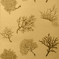 Coral Gables fabric in metallic gold color - pattern number T6854 - by Thibaut in the Texture Resource Volume 3 collection