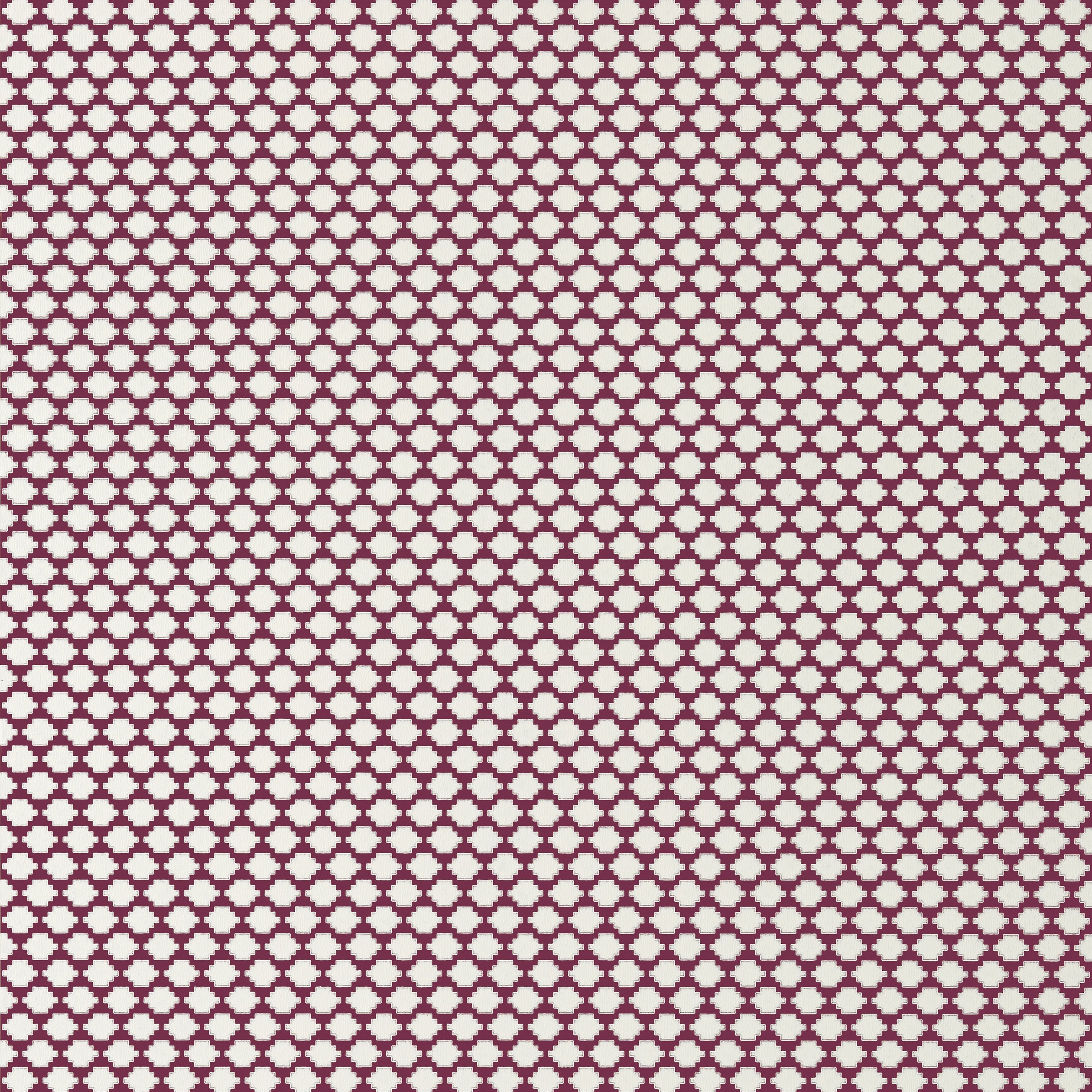 Bijou fabric in eggplant color - pattern number T75447 - by Thibaut in the Dynasty collection