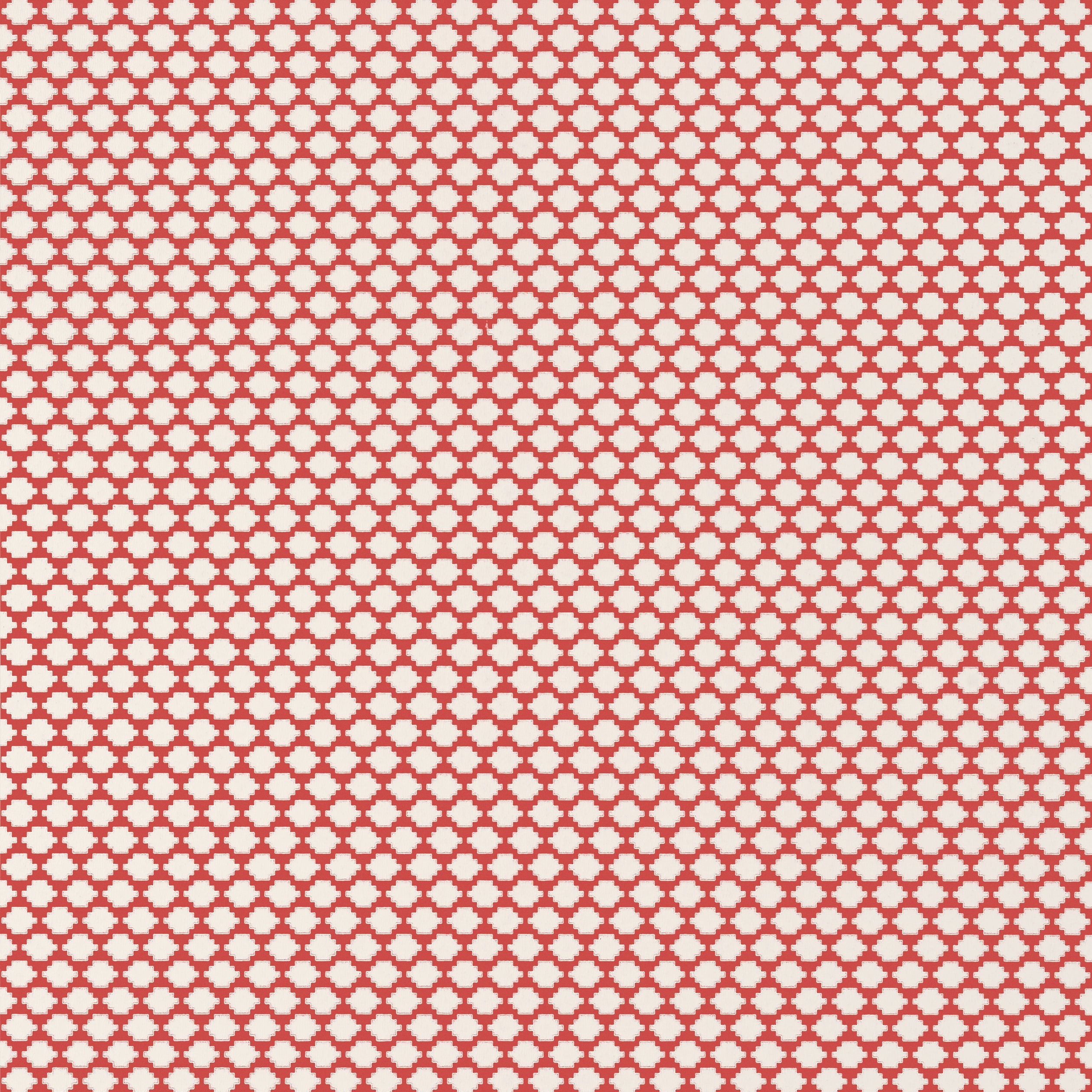 Bijou fabric in red color - pattern number T75448 - by Thibaut in the Dynasty collection