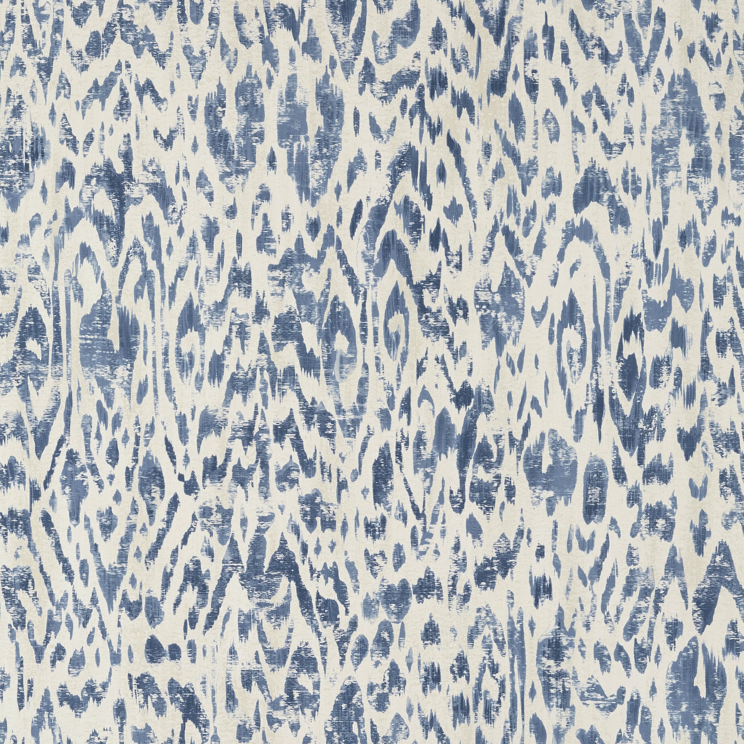 Carlotta fabric in blue color - pattern number T75456 - by Thibaut in the Dynasty collection