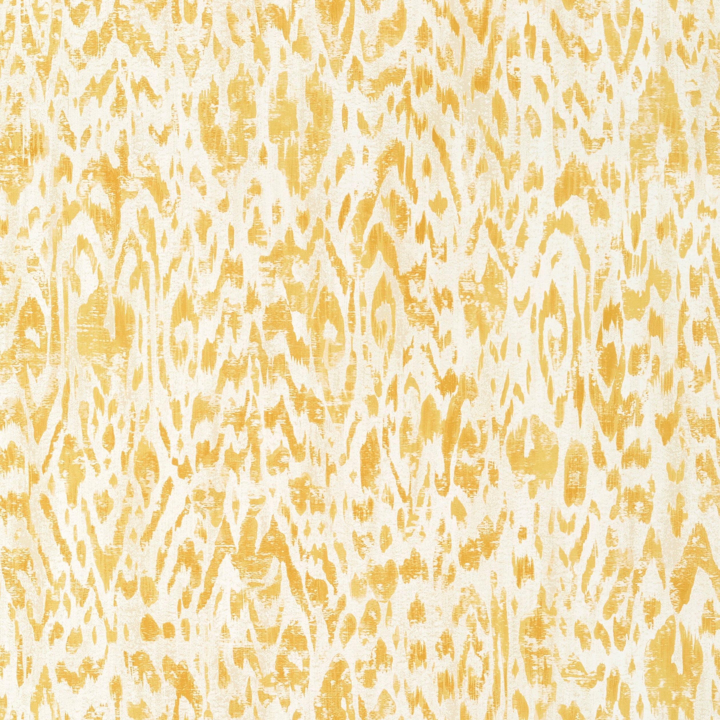Carlotta fabric in yellow color - pattern number T75457 - by Thibaut in the Dynasty collection