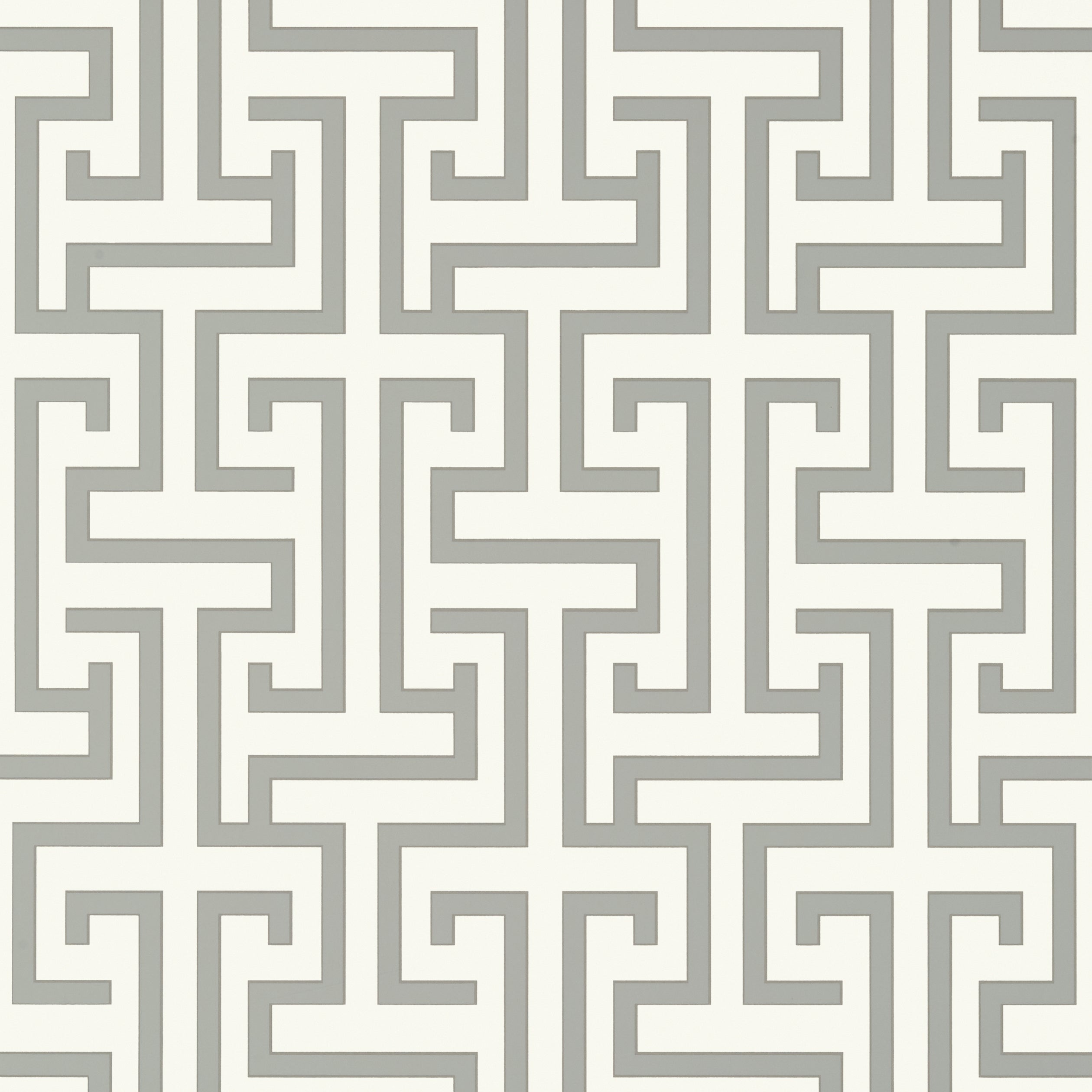 Ming Trail fabric in grey color - pattern number T75475 - by Thibaut in the Dynasty collection