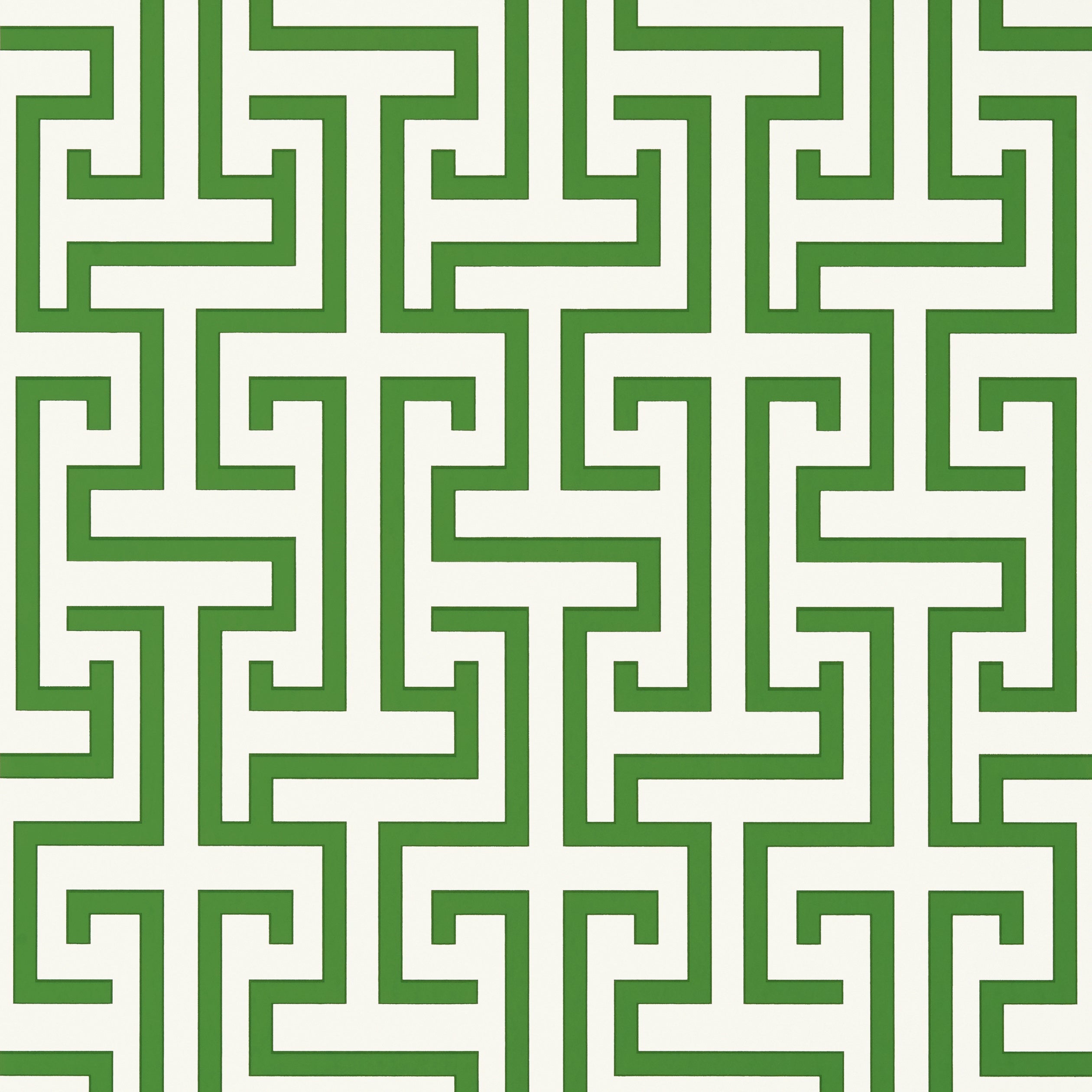 Ming Trail fabric in green color - pattern number T75476 - by Thibaut in the Dynasty collection