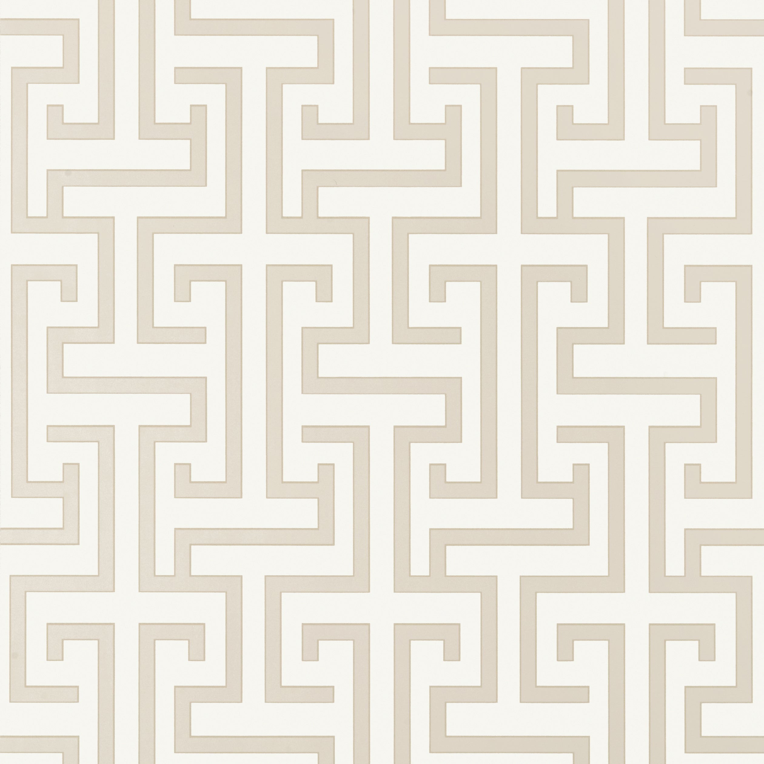 Ming Trail fabric in beige color - pattern number T75492 - by Thibaut in the Dynasty collection