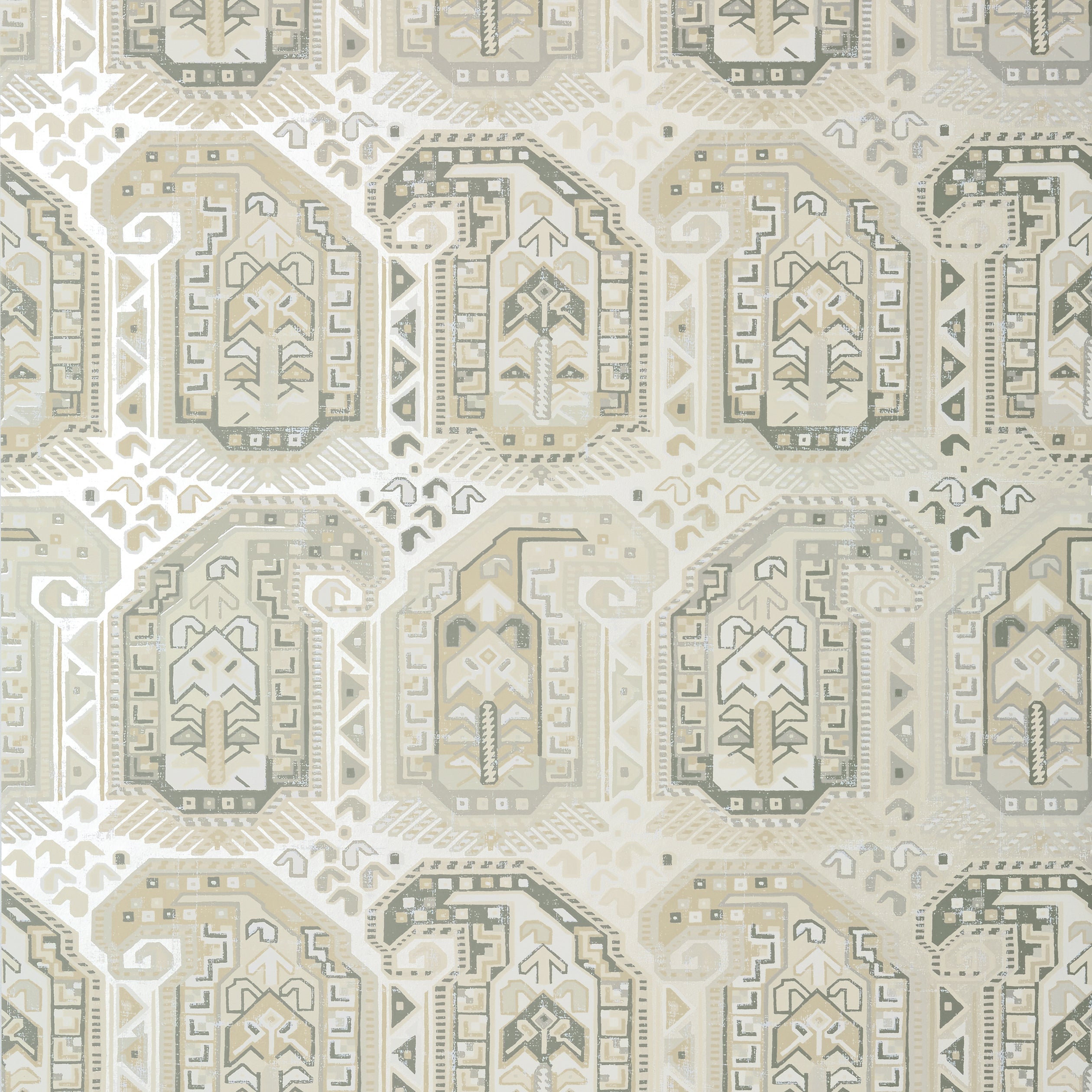 Gleniffer wallpaper in pearl color - pattern number T85039 - by Thibaut in the Greenwood collection