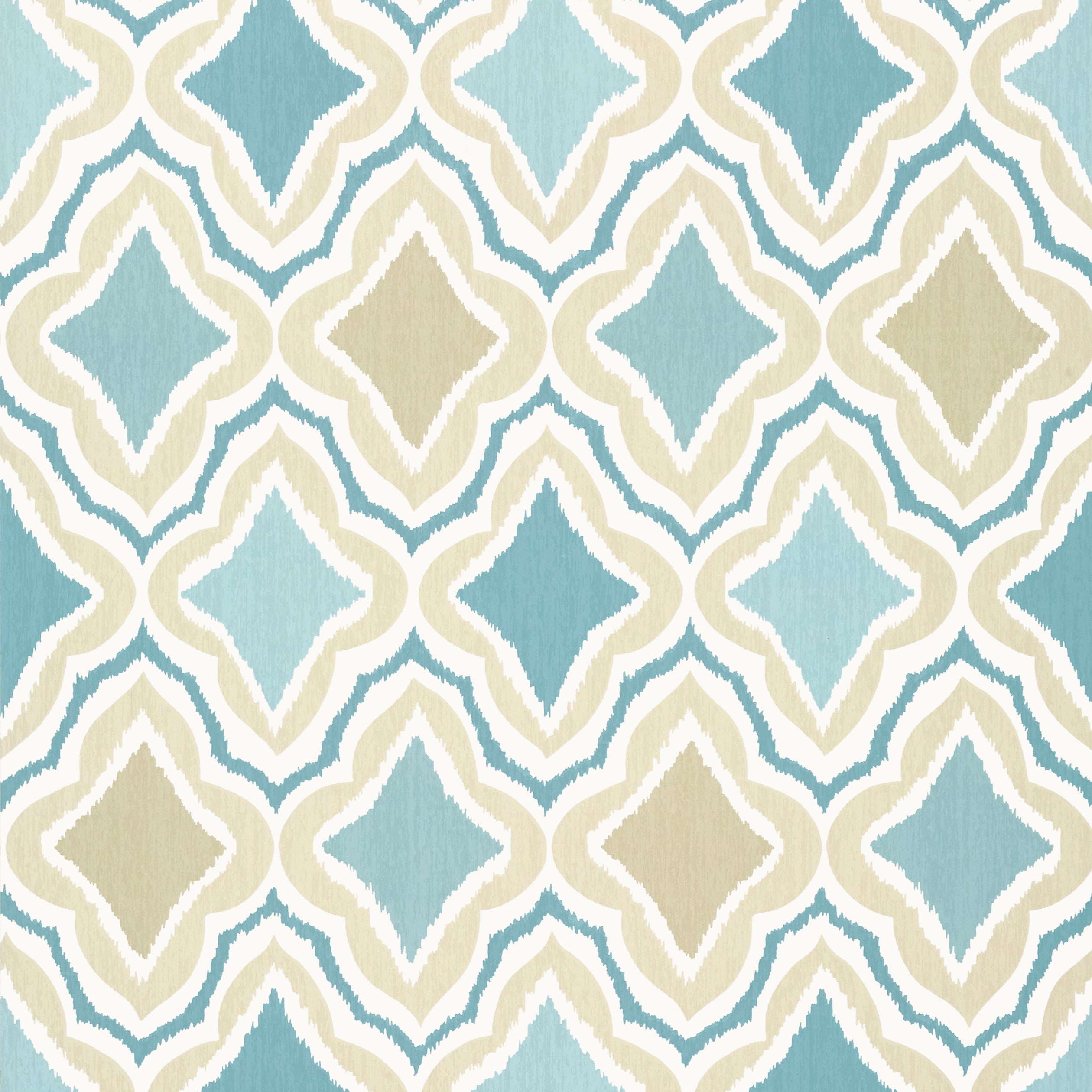Cruising wallpaper in aqua color - pattern number T88745 - by Thibaut in the Trade Routes collection