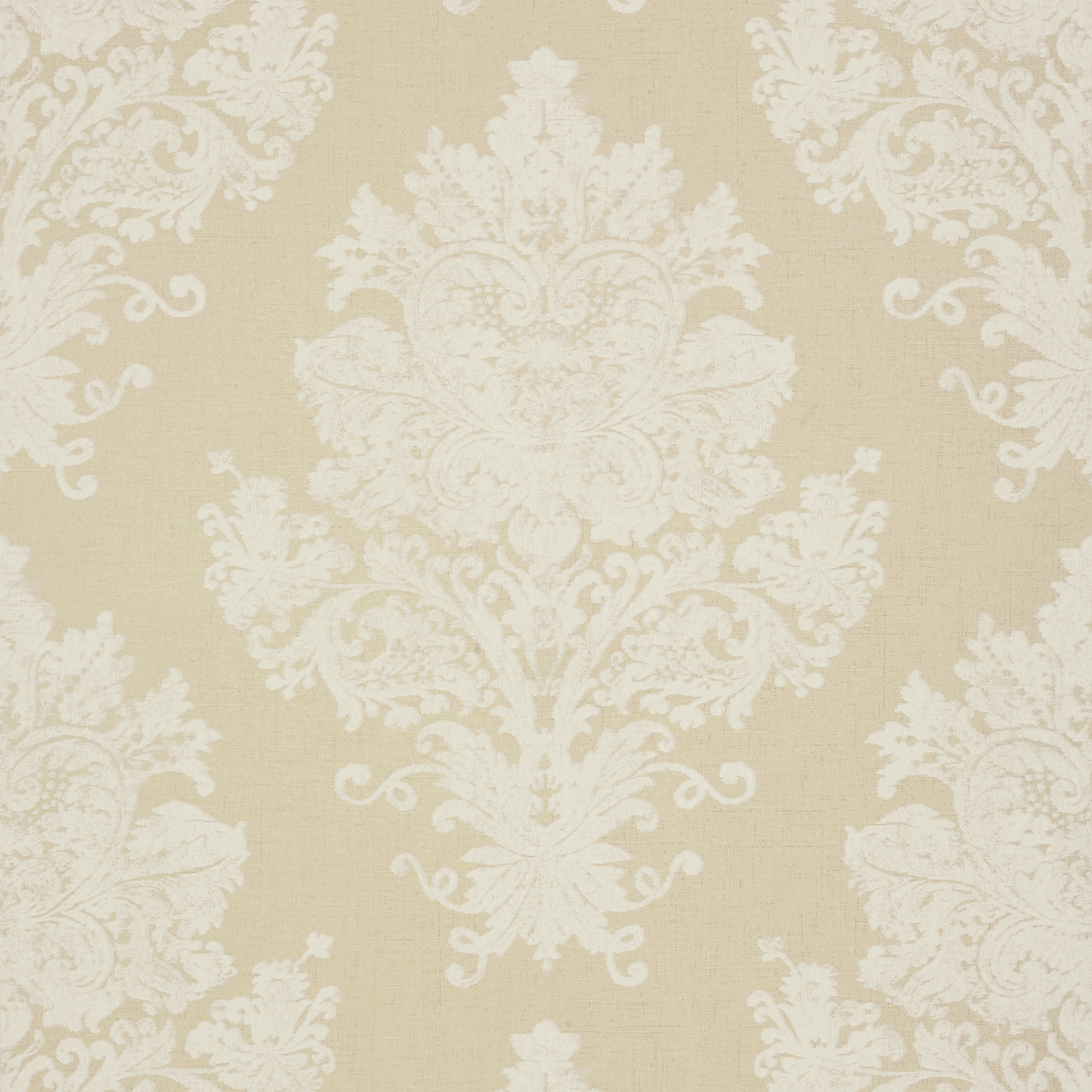 Licata Damask fabric in beige color - pattern number T89157 - by Thibaut in the Damask Resource Volume 4 collection