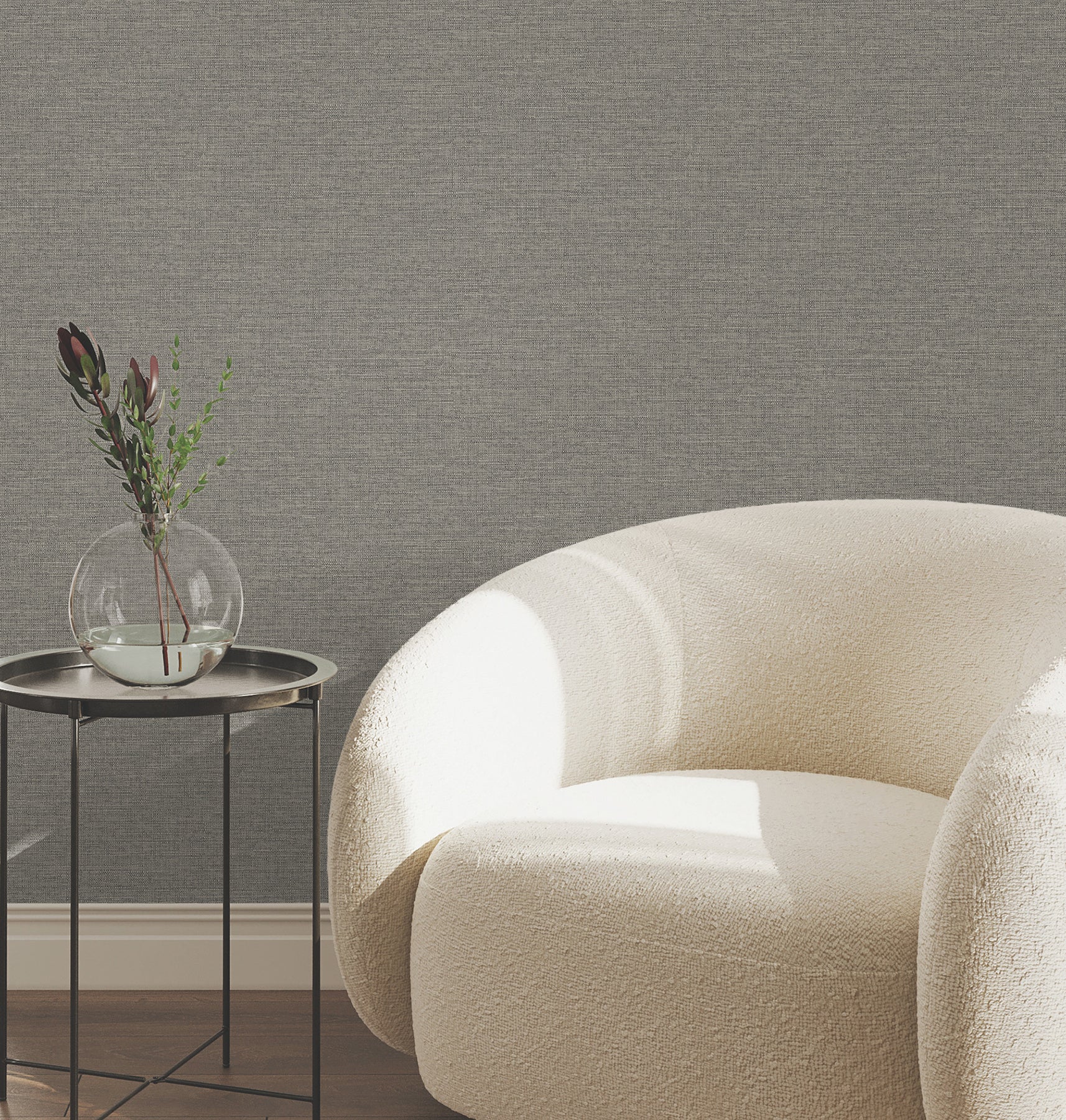 Terrene Wallpaper in charcoal color - pattern number UW1020N - by York in the Atmosphere Digest collection