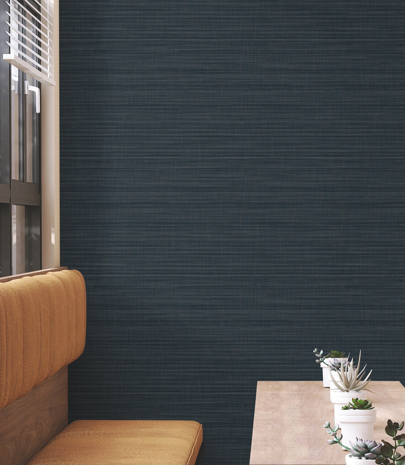 Down To Earth Wallpaper in indigo color - pattern number UW1041N - by York in the Atmosphere Digest collection