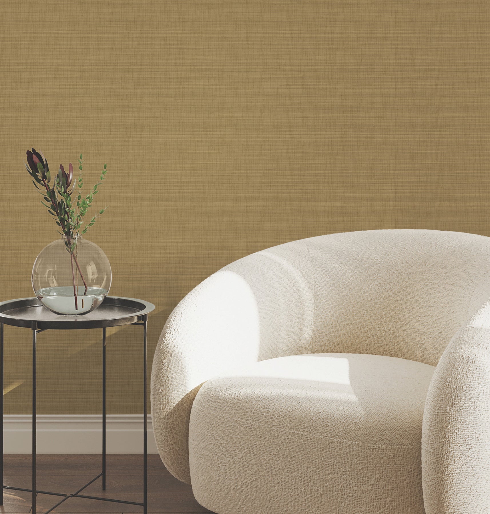 Down To Earth Wallpaper in brass color - pattern number UW1045N - by York in the Atmosphere Digest collection