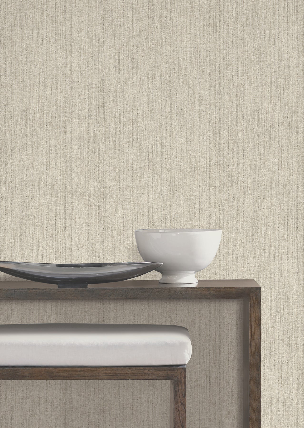 Silk Spun Wallpaper in khaki color - pattern number UW1051N - by York in the Atmosphere Digest collection