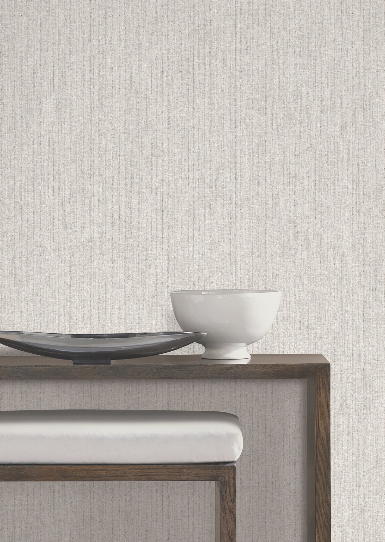 Silk Spun Wallpaper in pearl color - pattern number UW1054N - by York in the Atmosphere Digest collection