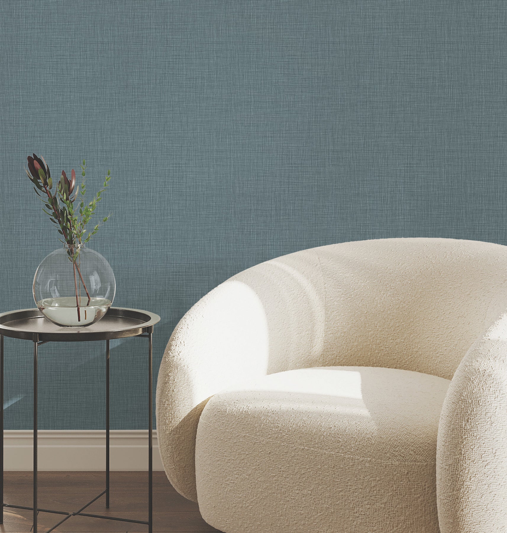 Crossover Wallpaper in blue color - pattern number UW1064N - by York in the Atmosphere Digest collection