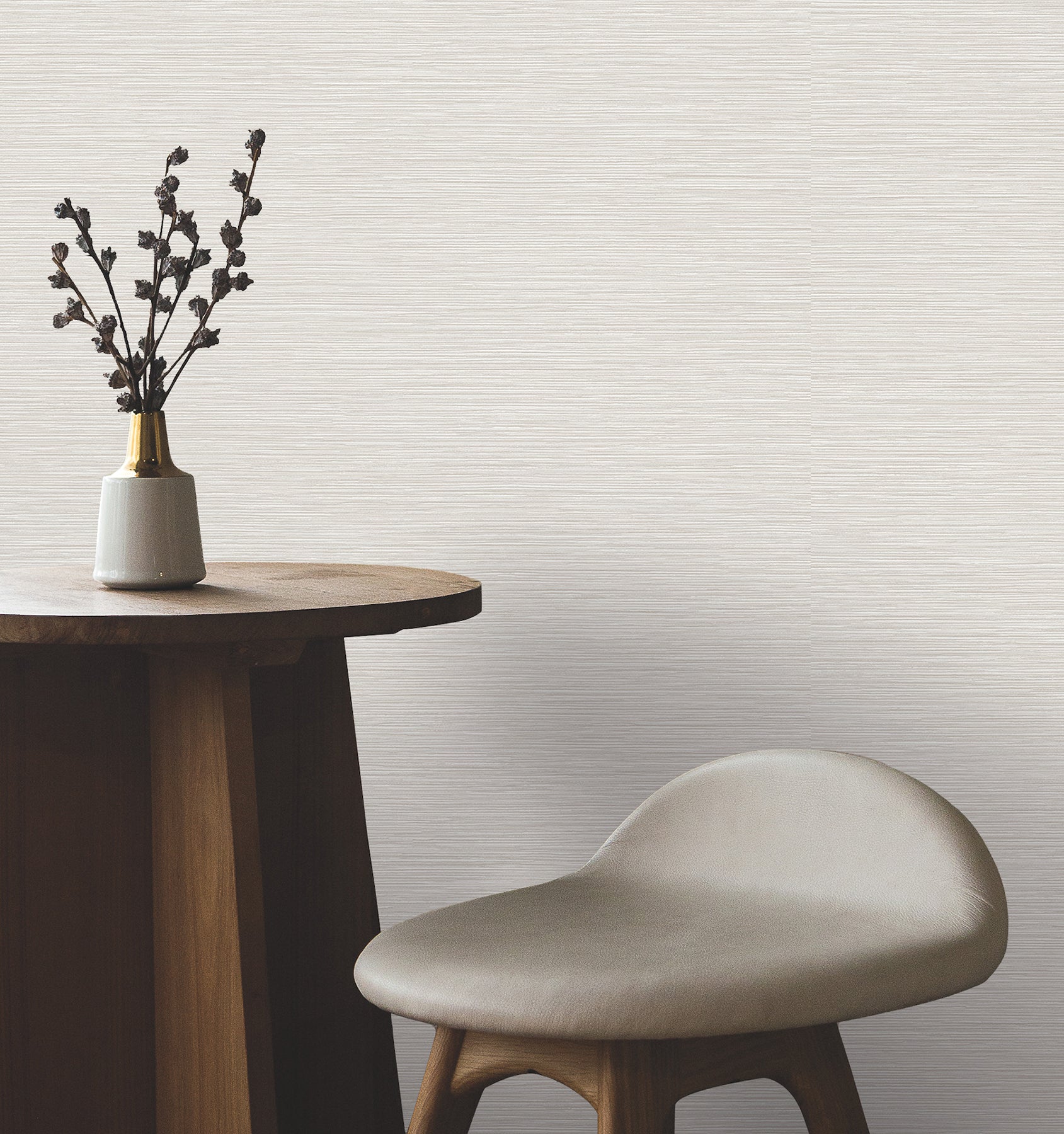 Oasis Wallpaper in light grey color - pattern number UW1068N - by York in the Atmosphere Digest collection