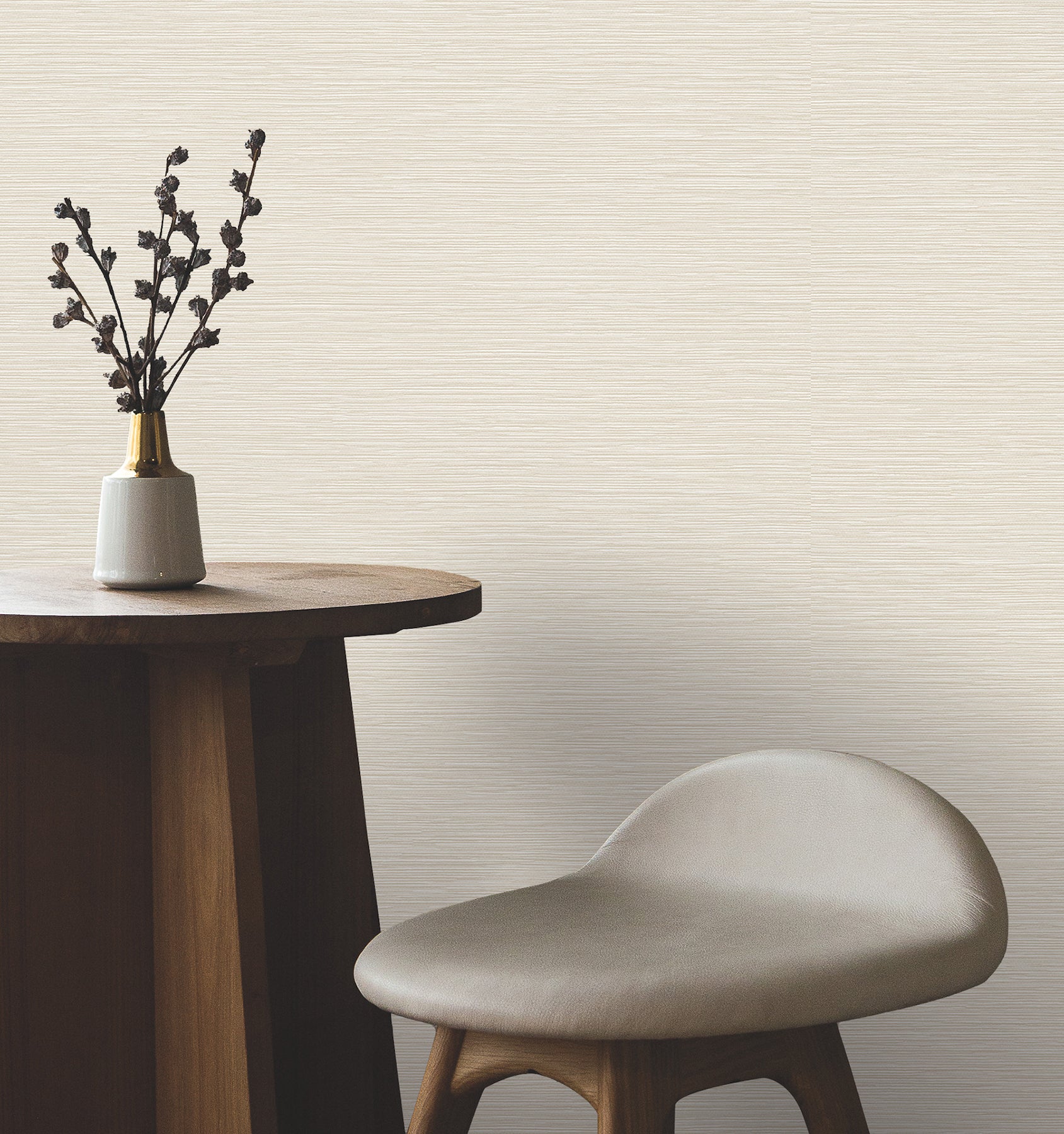 Oasis Wallpaper in dove color - pattern number UW1073N - by York in the Atmosphere Digest collection