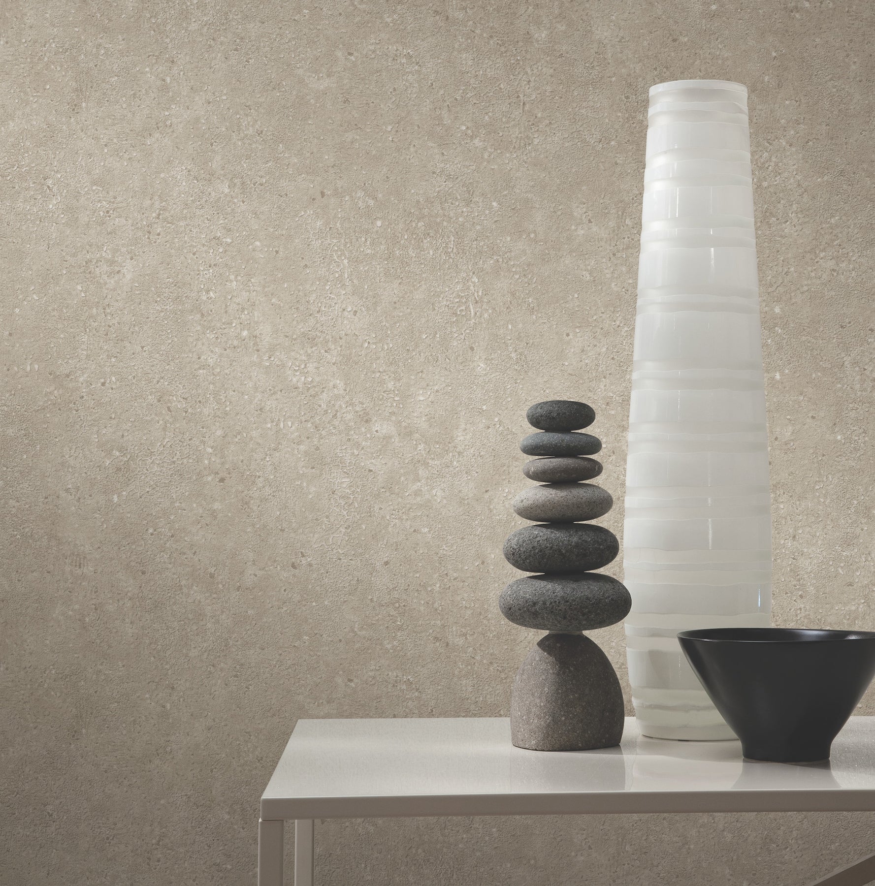 Artisan Stone Wallpaper in beige color - pattern number UW1080N - by York in the Atmosphere Digest collection
