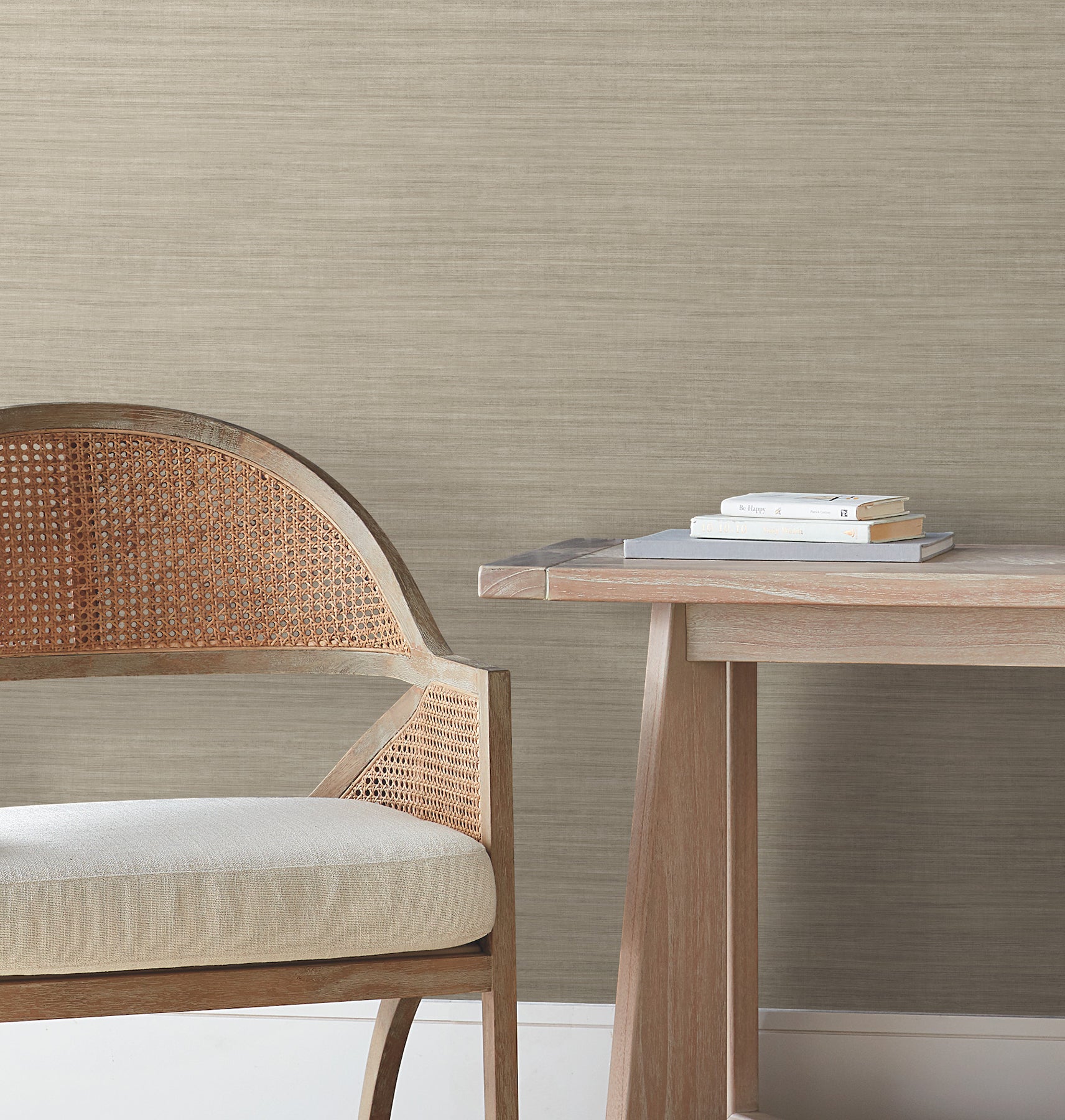 Silk Essence Wallpaper in khaki color - pattern number UW1101N - by York in the Atmosphere Digest collection