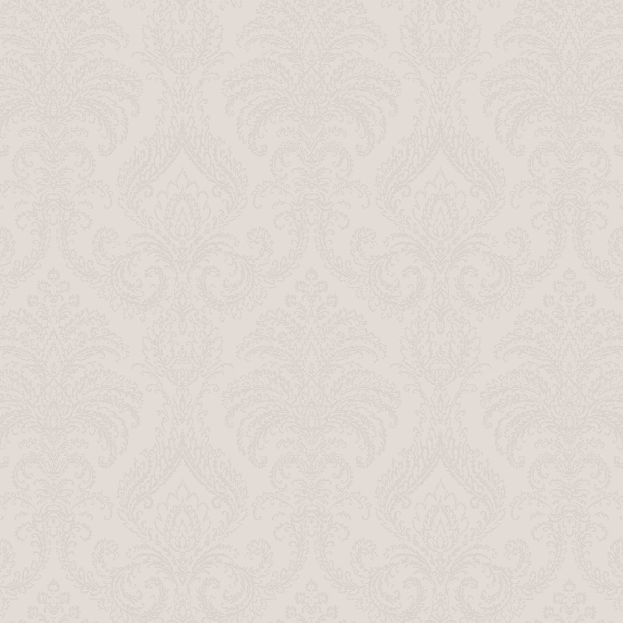 Medallion All-over Print Wallpaper in beige color - pattern number VE3202 - by Grandeco in the Very collection