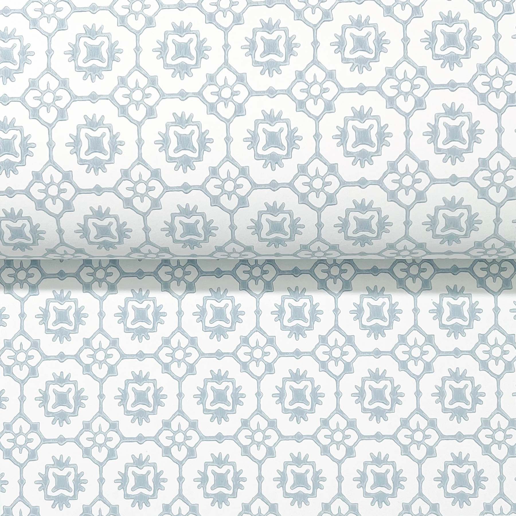 Priti wallpaper in blue color - pattern number VP1331 - by Antonina Vella in the Jardin collection