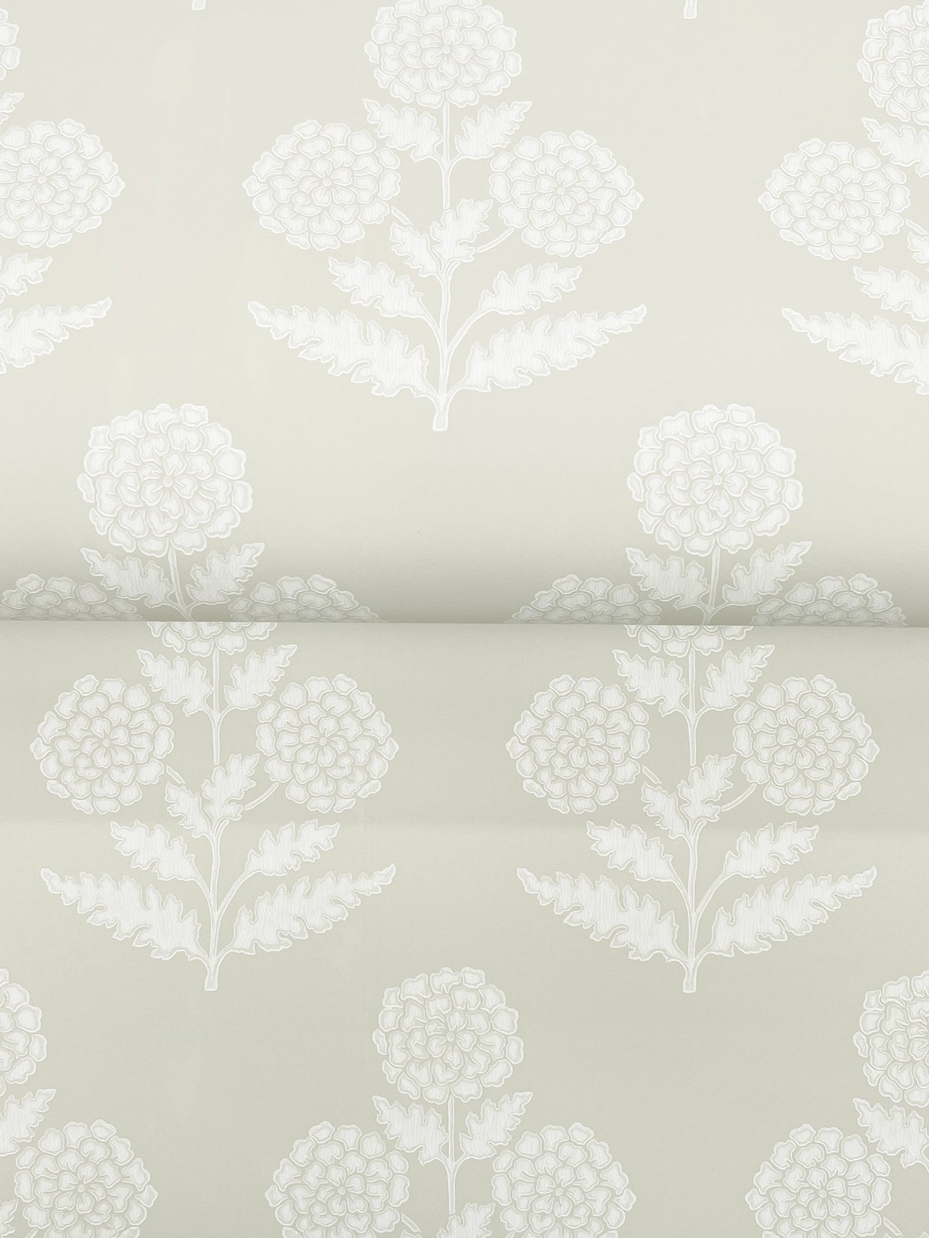 Souci wallpaper in beige color - pattern number VP1433 - by Antonina Vella in the Jardin collection