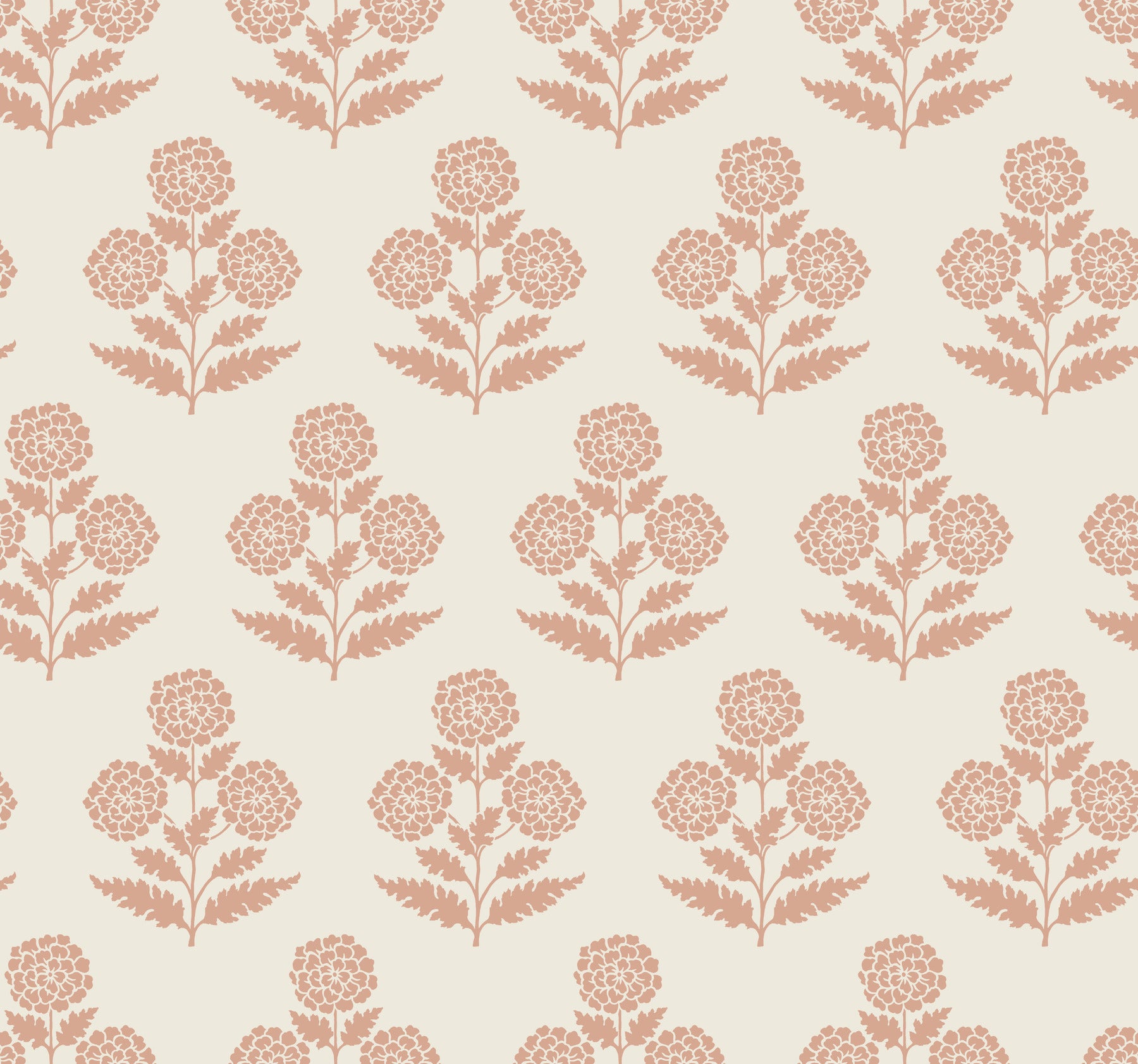 Souci wallpaper in rose color - pattern number VP1434 - by Antonina Vella in the Jardin collection