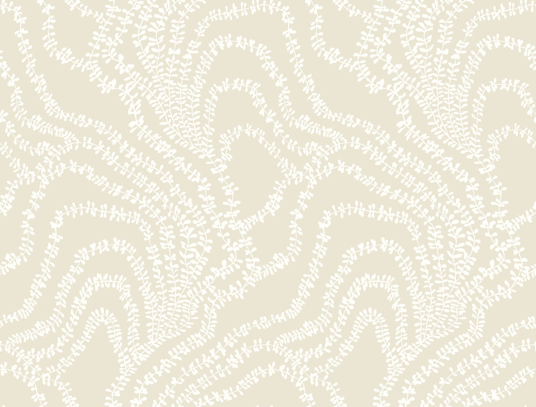 String of Pearls wallpaper in beige color - pattern number VR1518 - by Ronald Redding in the Caviar collection