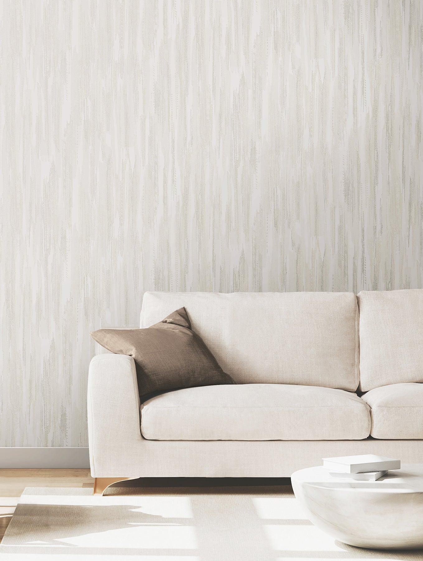 Tribeca wallpaper in white color - pattern number VR1522 - by Ronald Redding in the Caviar collection