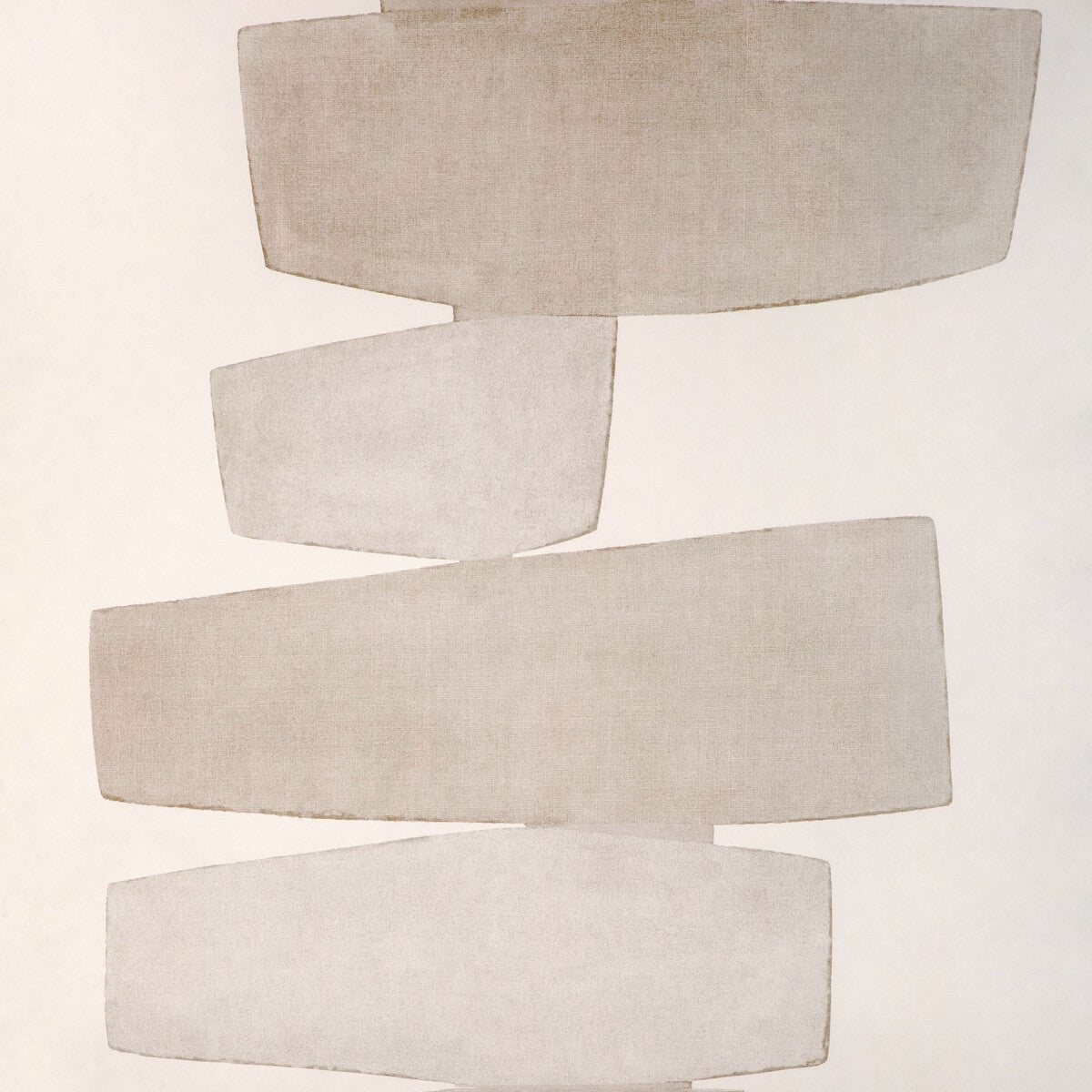 Stacked Wallpaper in fog color - pattern number W4266.11.0 - by Kravet in the Art District Wallcovering collection