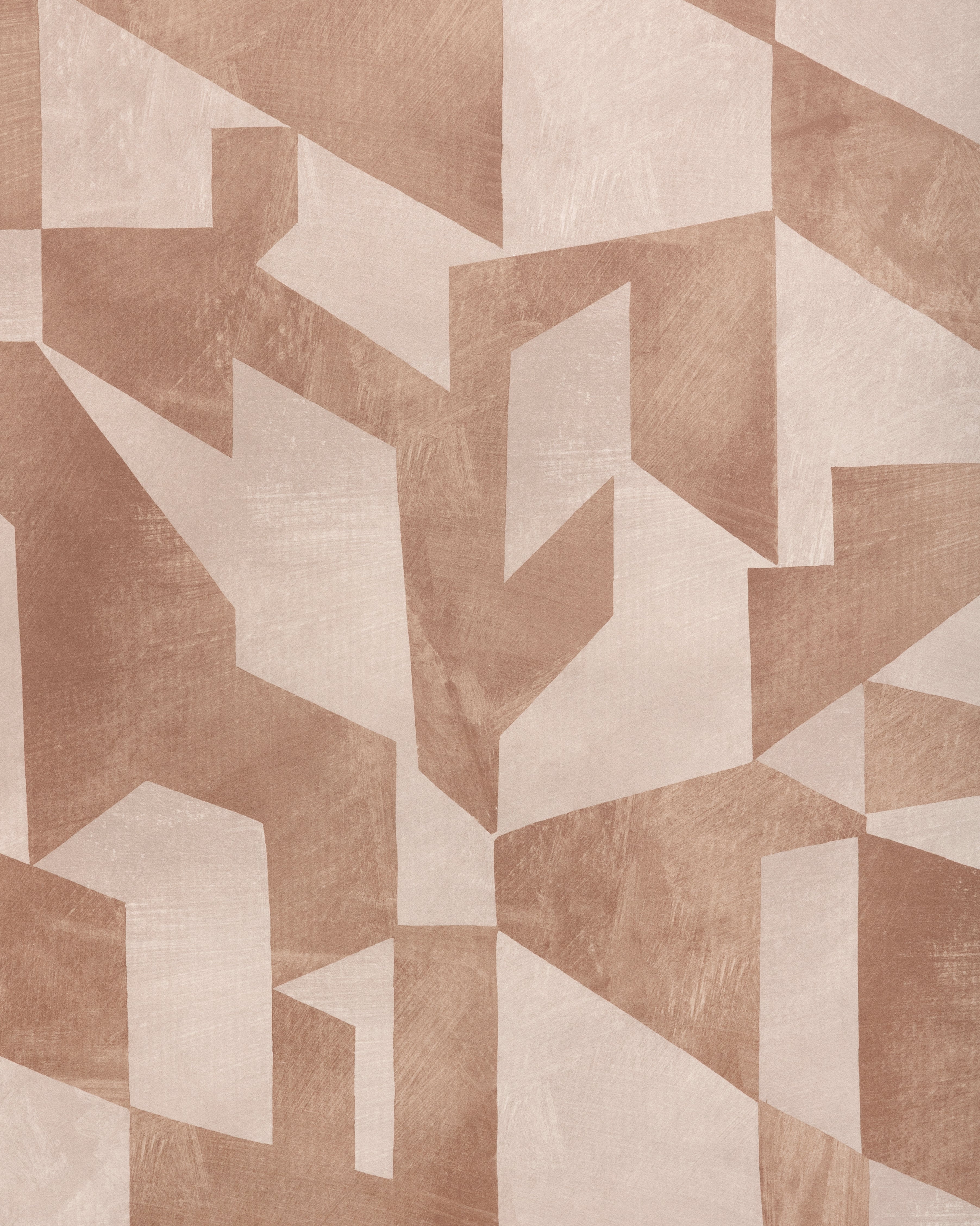 Shape Shifter Wallpaper in terra color - pattern number W4399.1216.0 - by Kravet in the Linherr Hollingsworth Artistry collection