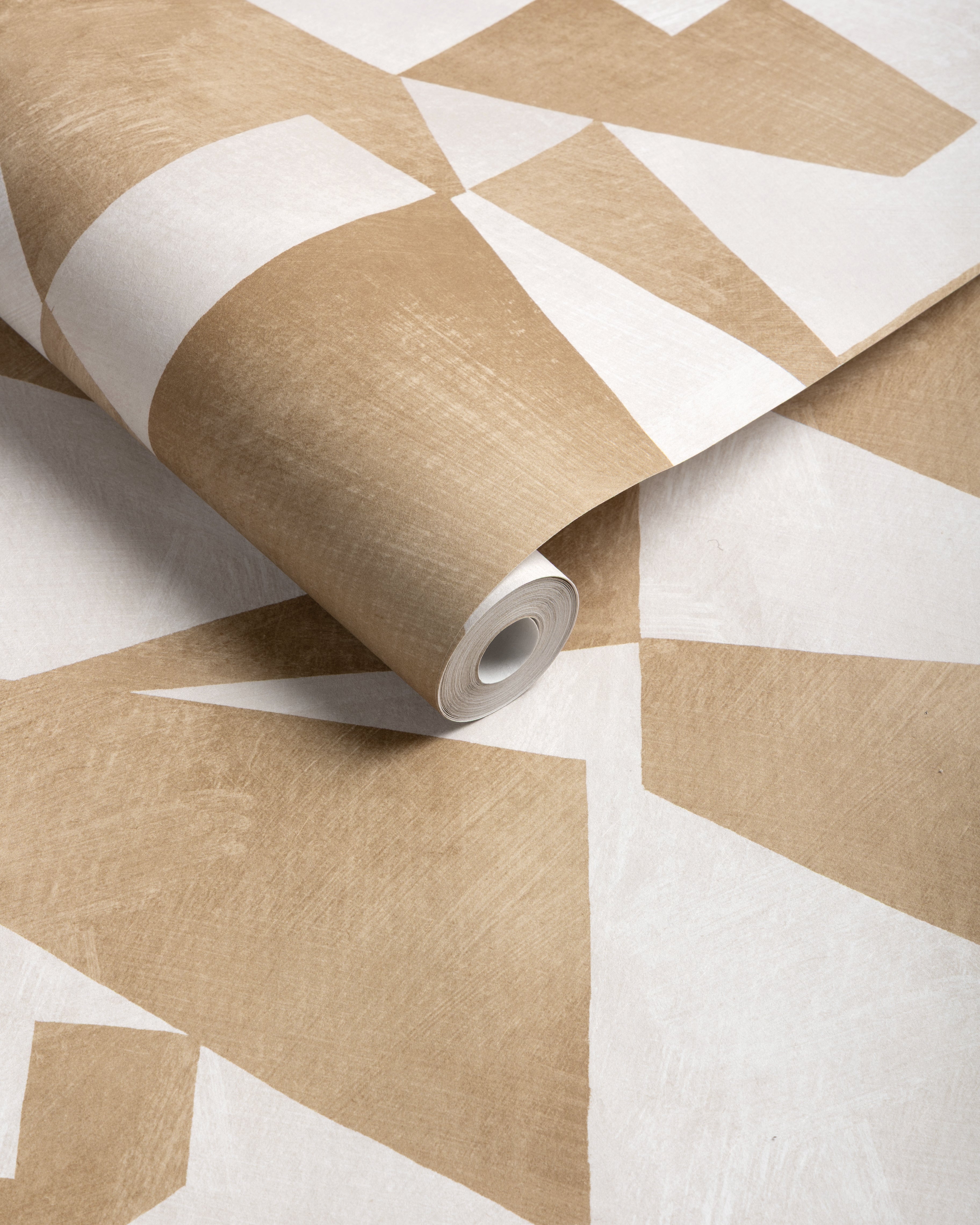 Shape Shifter Wallpaper in honey color - pattern number W4399.416.0 - by Kravet in the Linherr Hollingsworth Artistry collection