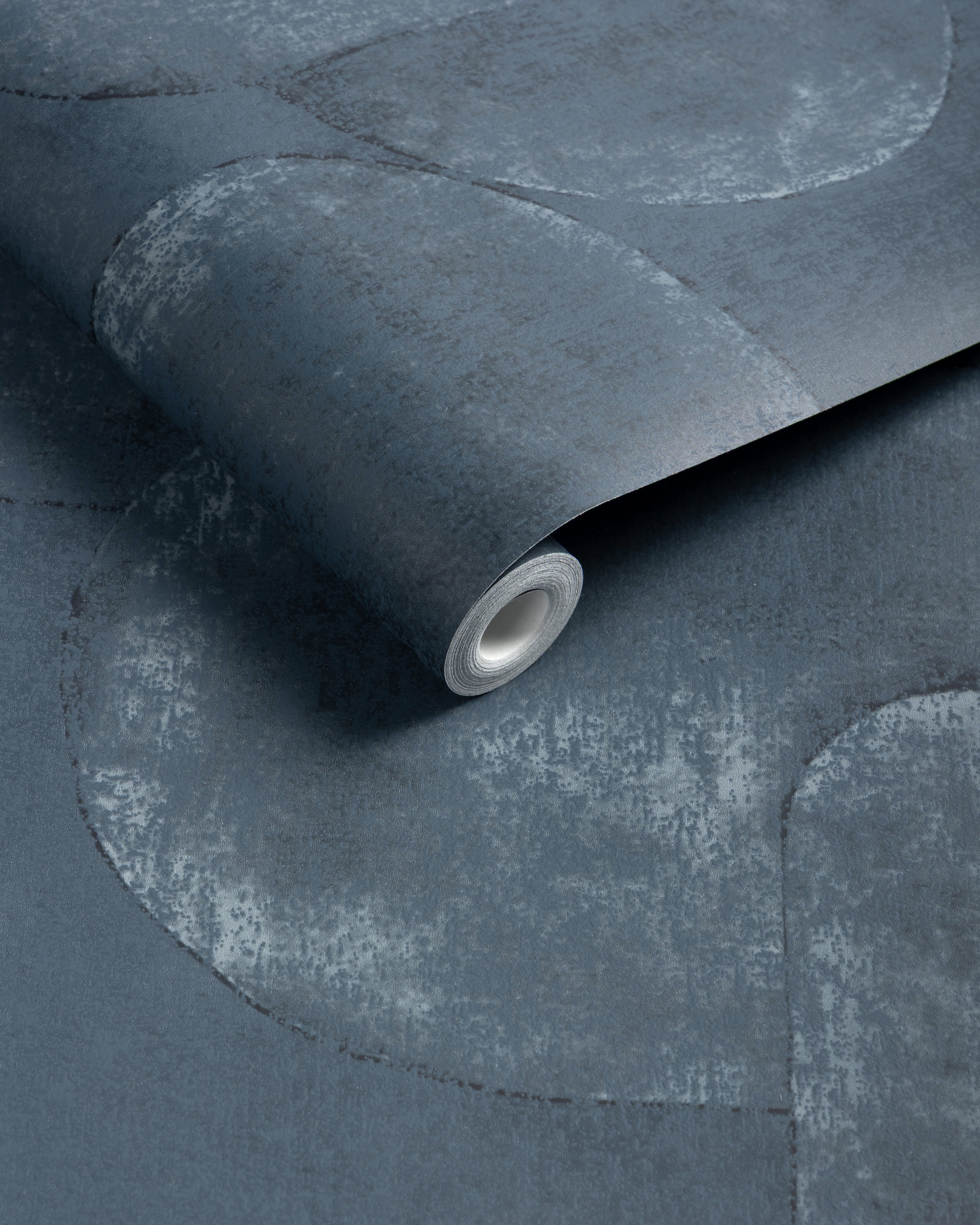 Art Effect Wallpaper in indigo color - pattern number W4405.155.0 - by Kravet in the Linherr Hollingsworth Artistry collection