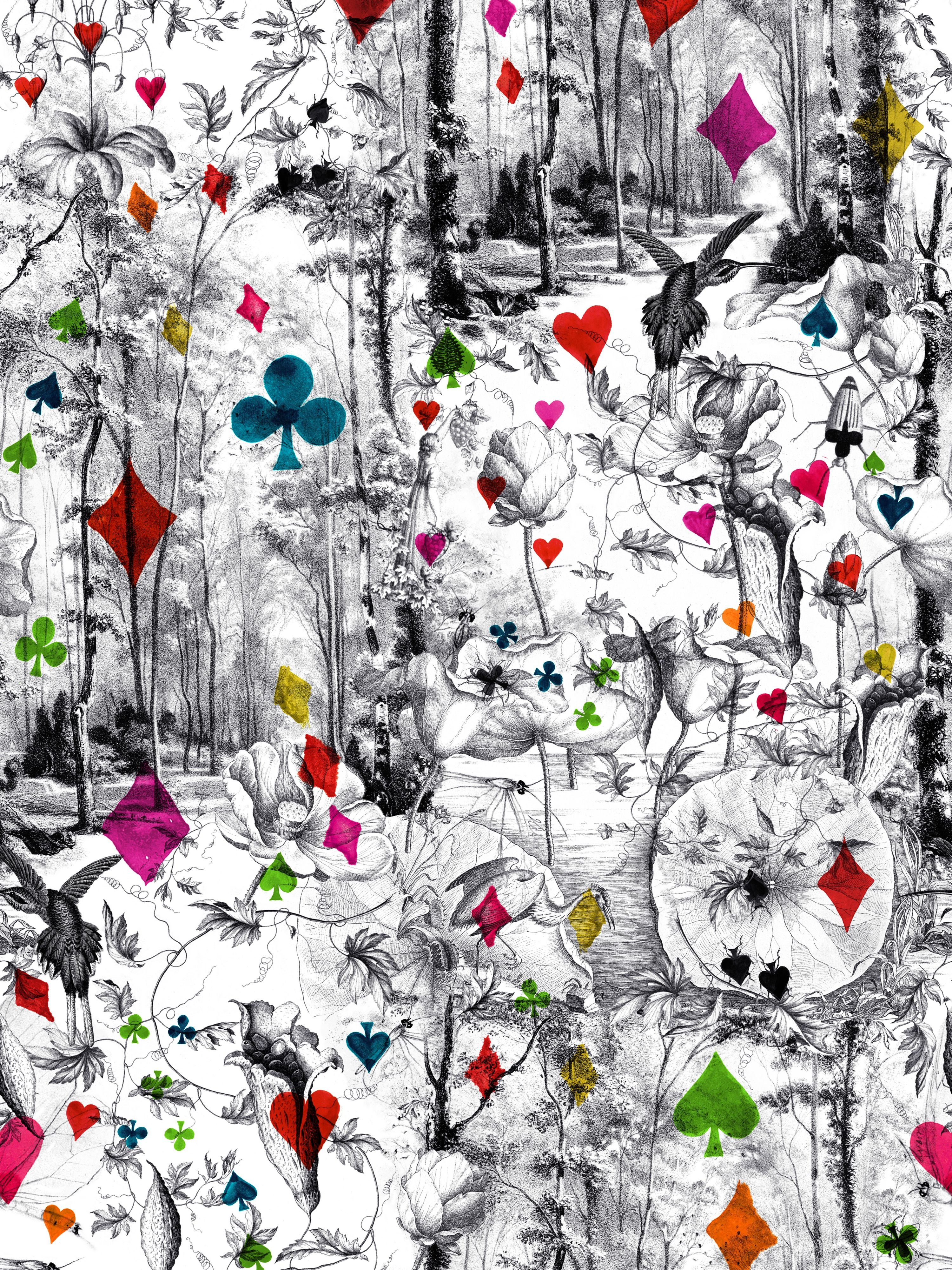 Beriba wallpaper in multico color - pattern number WH 000013333 - by Scalamandre in the collection