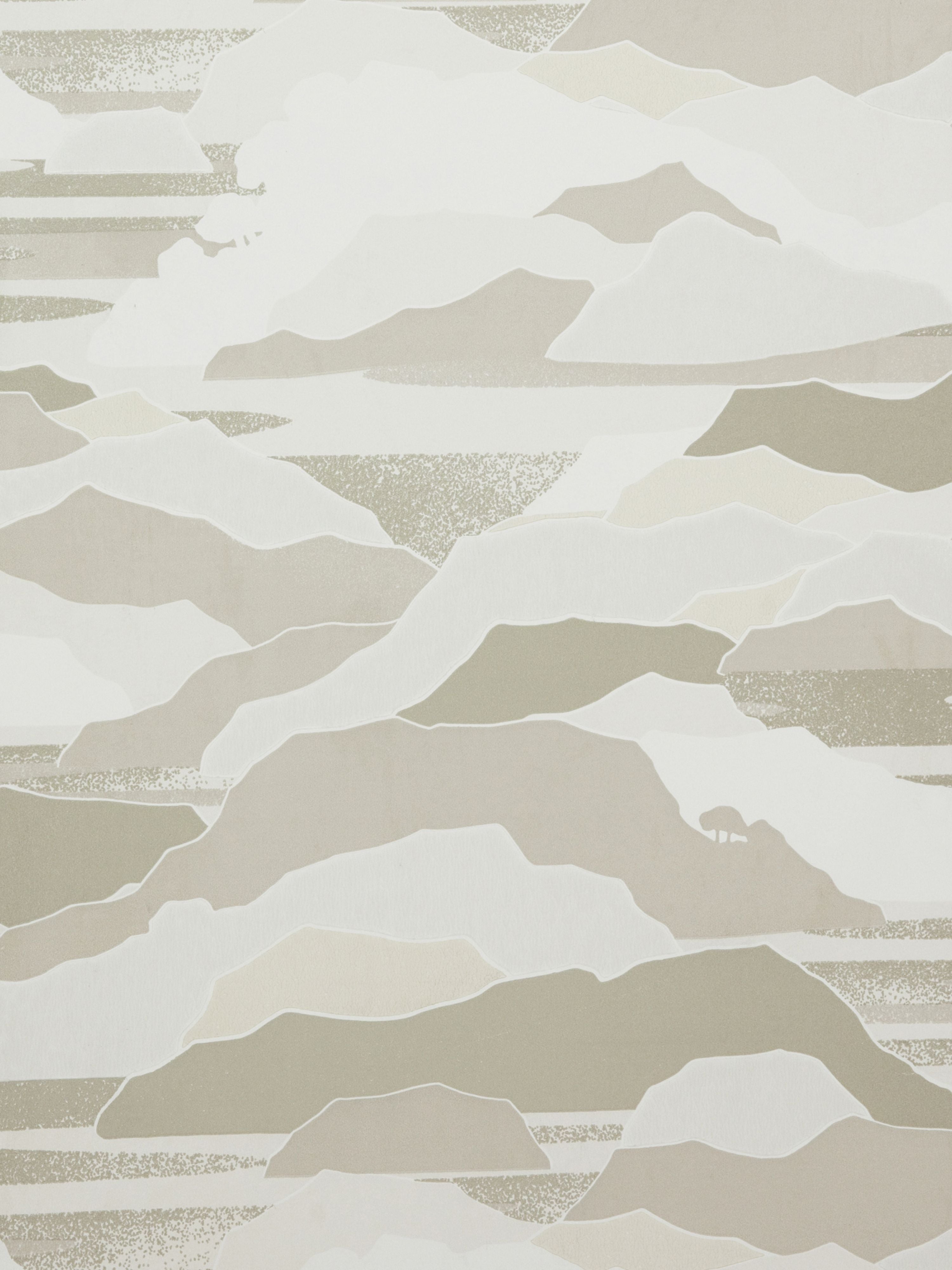 Colline wallpaper in naturel color - pattern number WH 000016443 - by Scalamandre in the collection