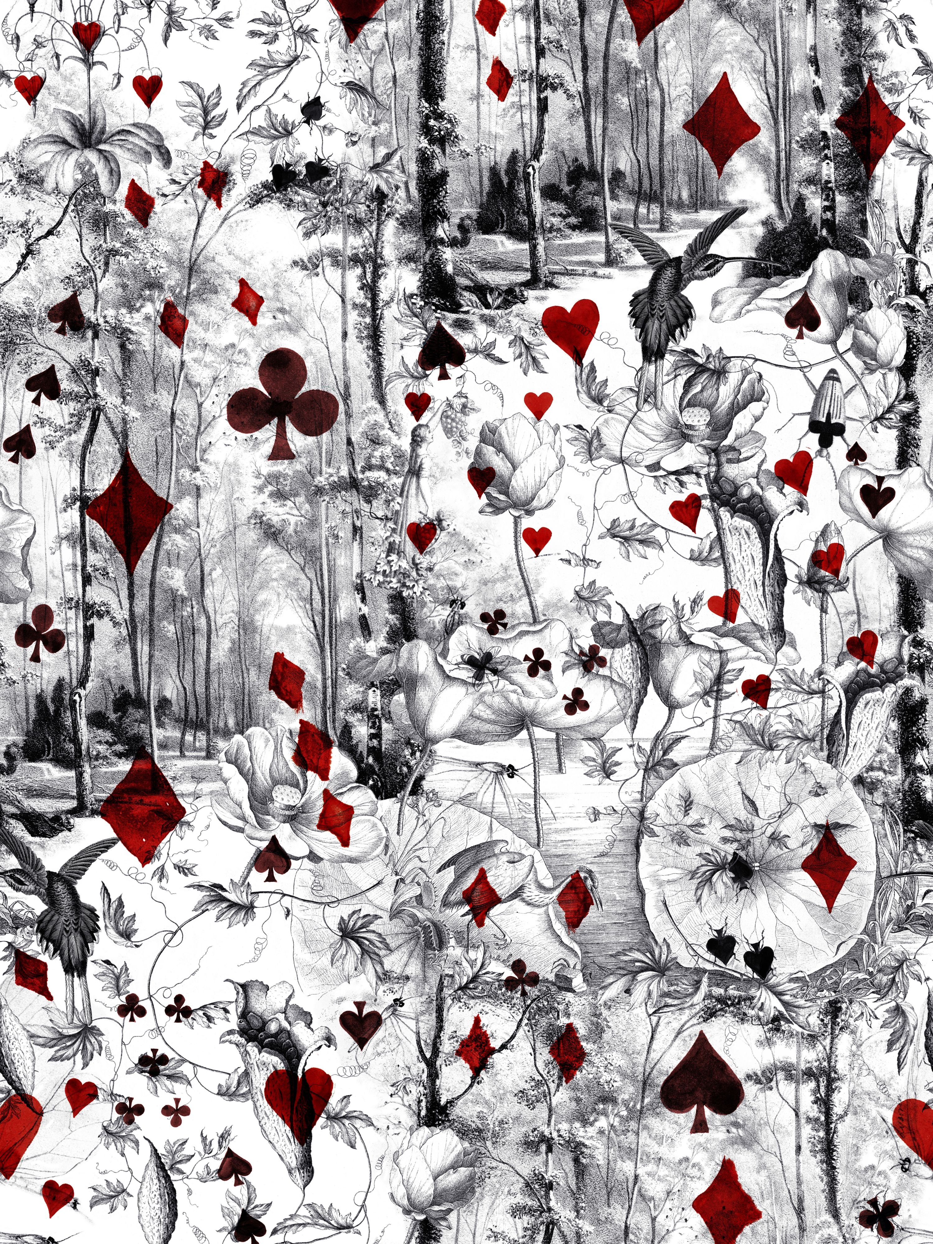 Beriba wallpaper in carte color - pattern number WH 000023333 - by Scalamandre in the collection