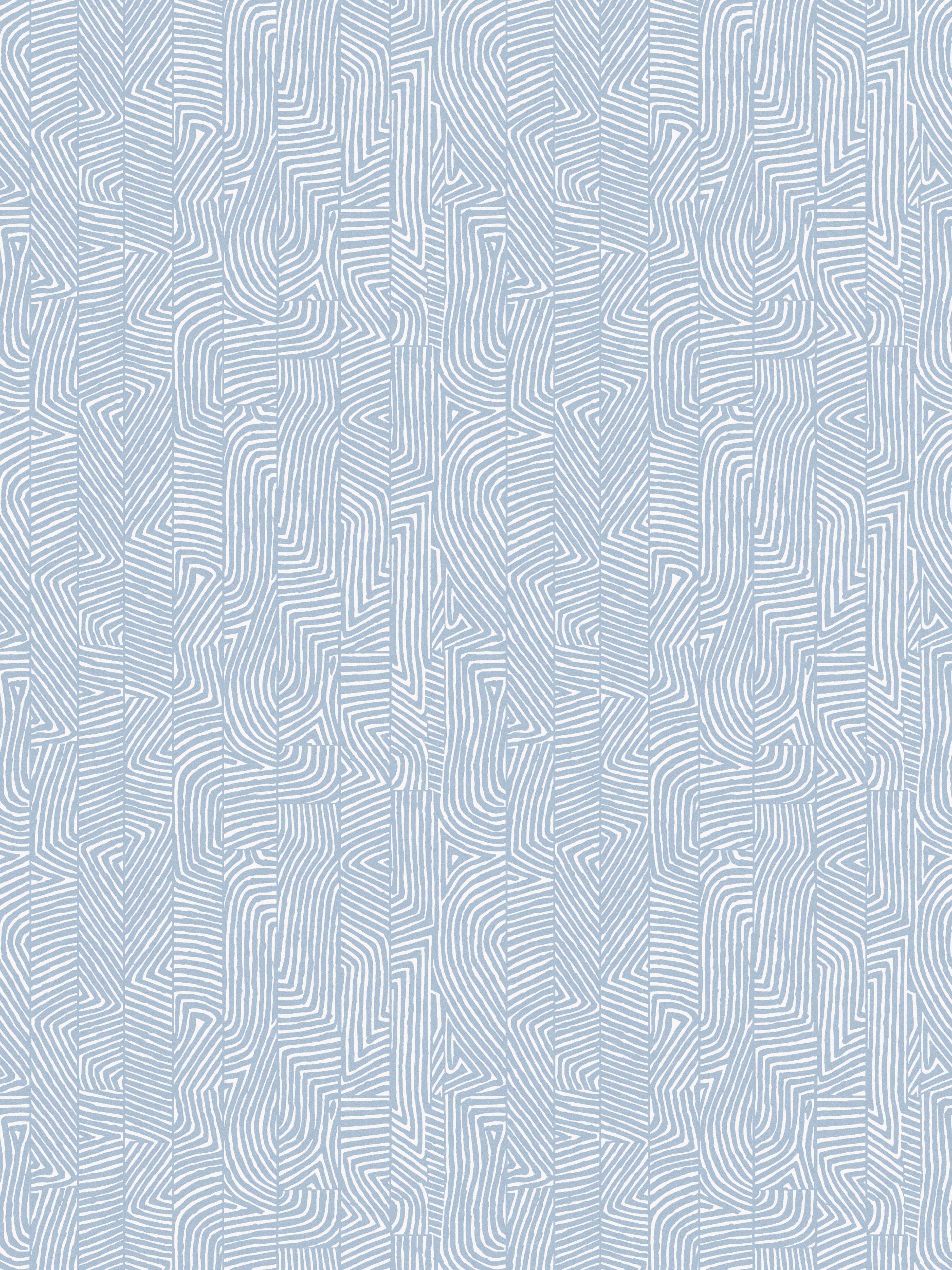 Combed Stripe Wallpaper in Chambray color - pattern number WHN WP88628D003 - by Scalamandre in the collection