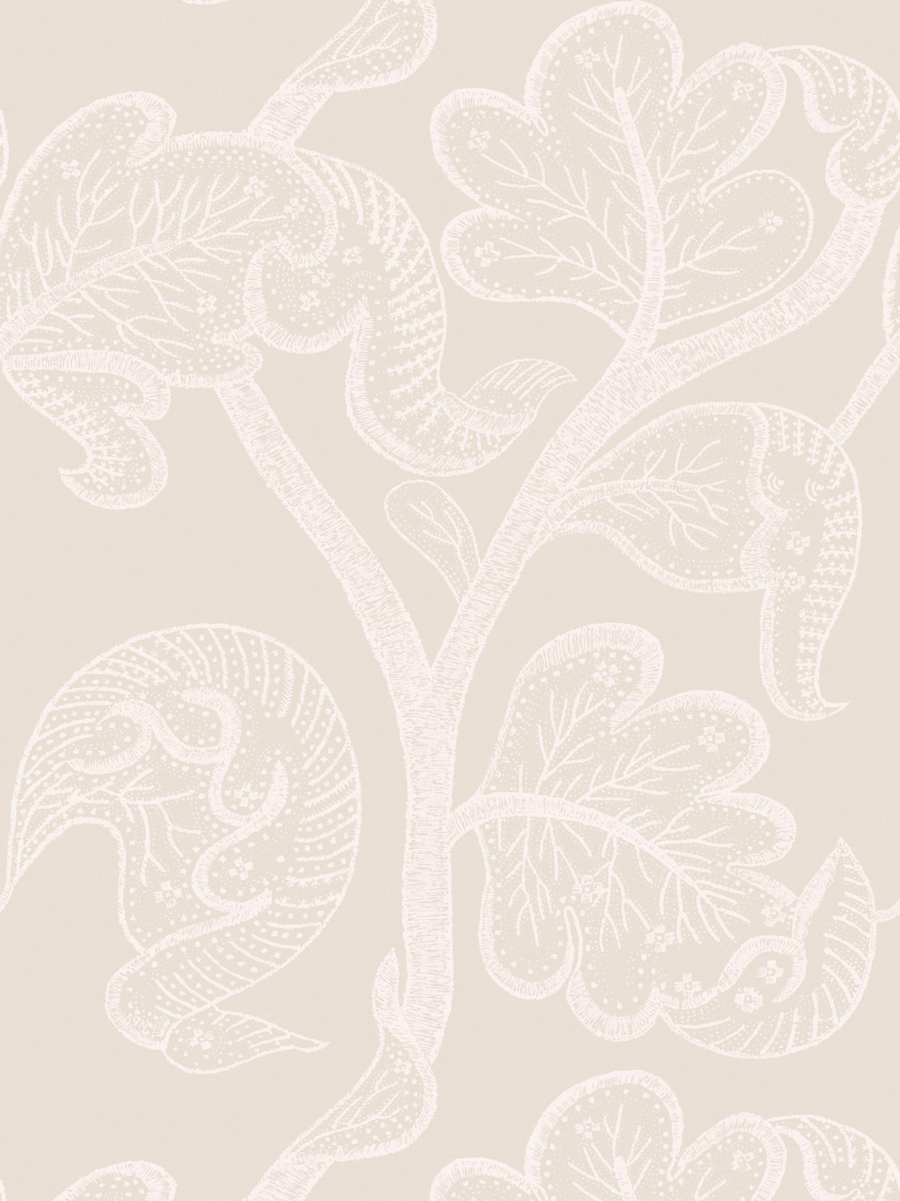 Russell Wallpaper in Alabaster color - pattern number WHN WP88631D004 - by Scalamandre in the collection
