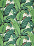 Hinson Palm Wide Width fabric in green color - pattern number WHN 000144000 - by Scalamandre in the  collection