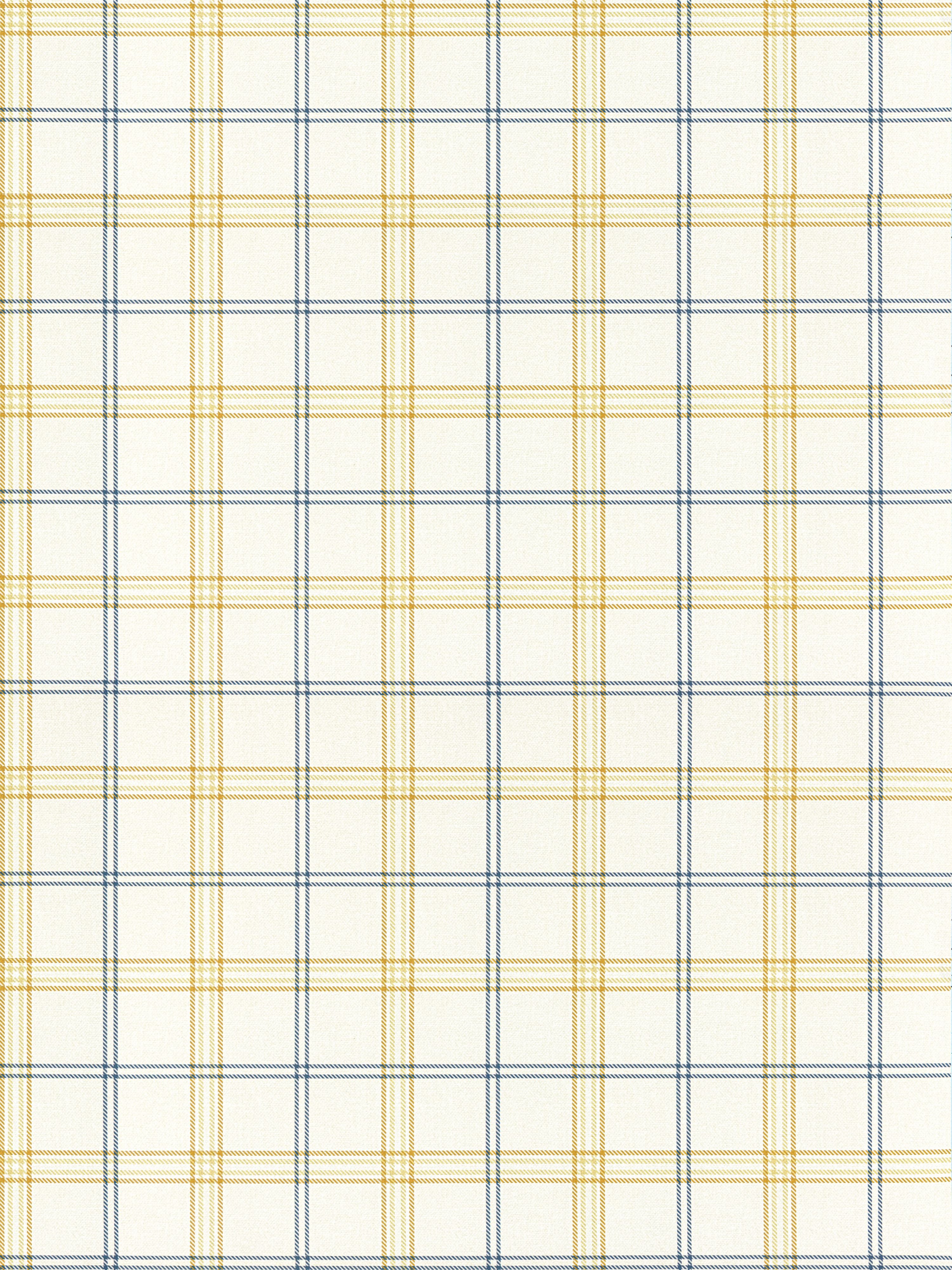 Ezra Plaid wallpaper in sun and sea color - pattern number WHN WP88599D0003 - by Scalamandre in the collection