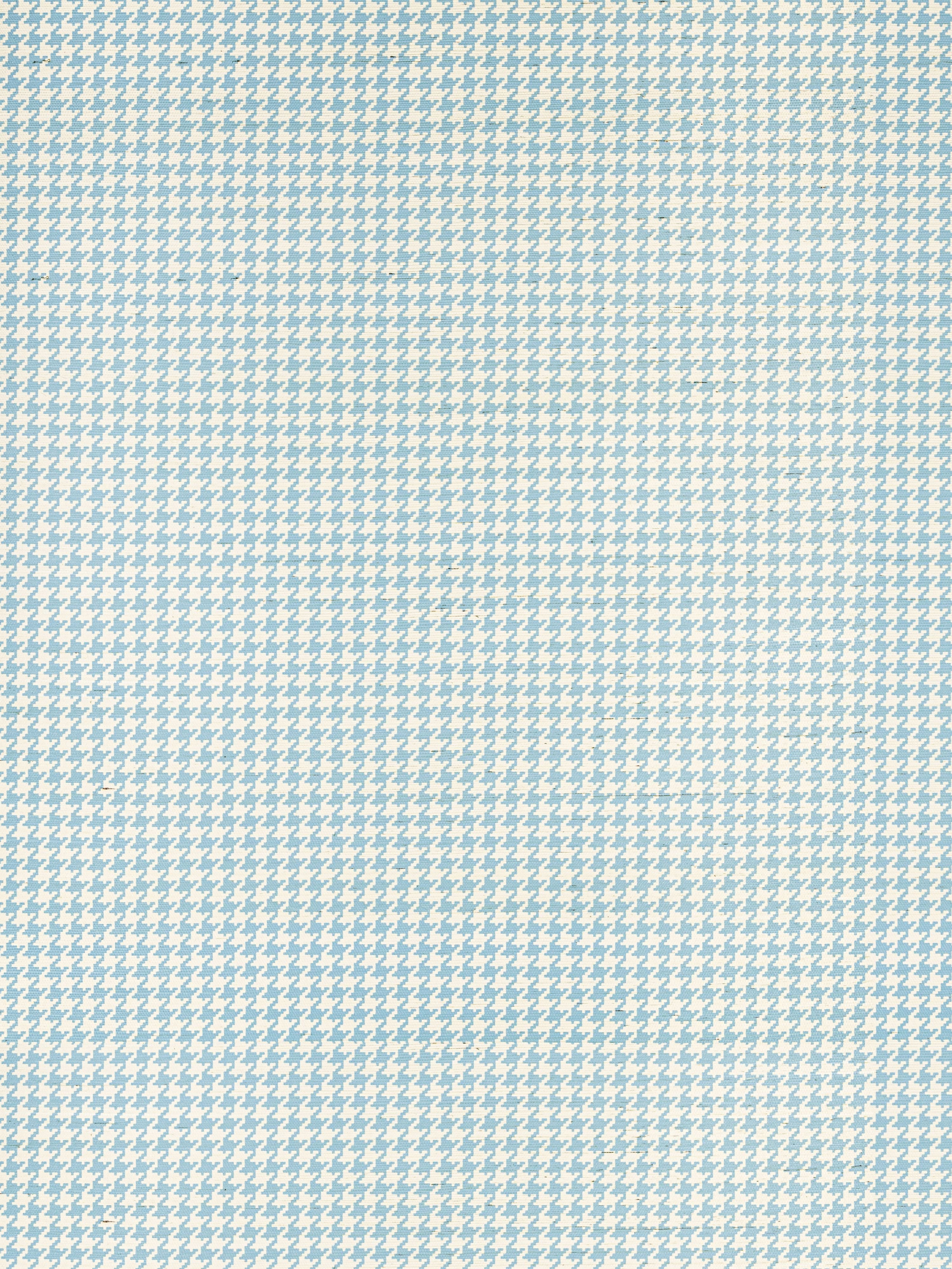 Houndstooth Sisal wallpaper in sky color - pattern number WHN WP88601D0003 - by Scalamandre in the collection