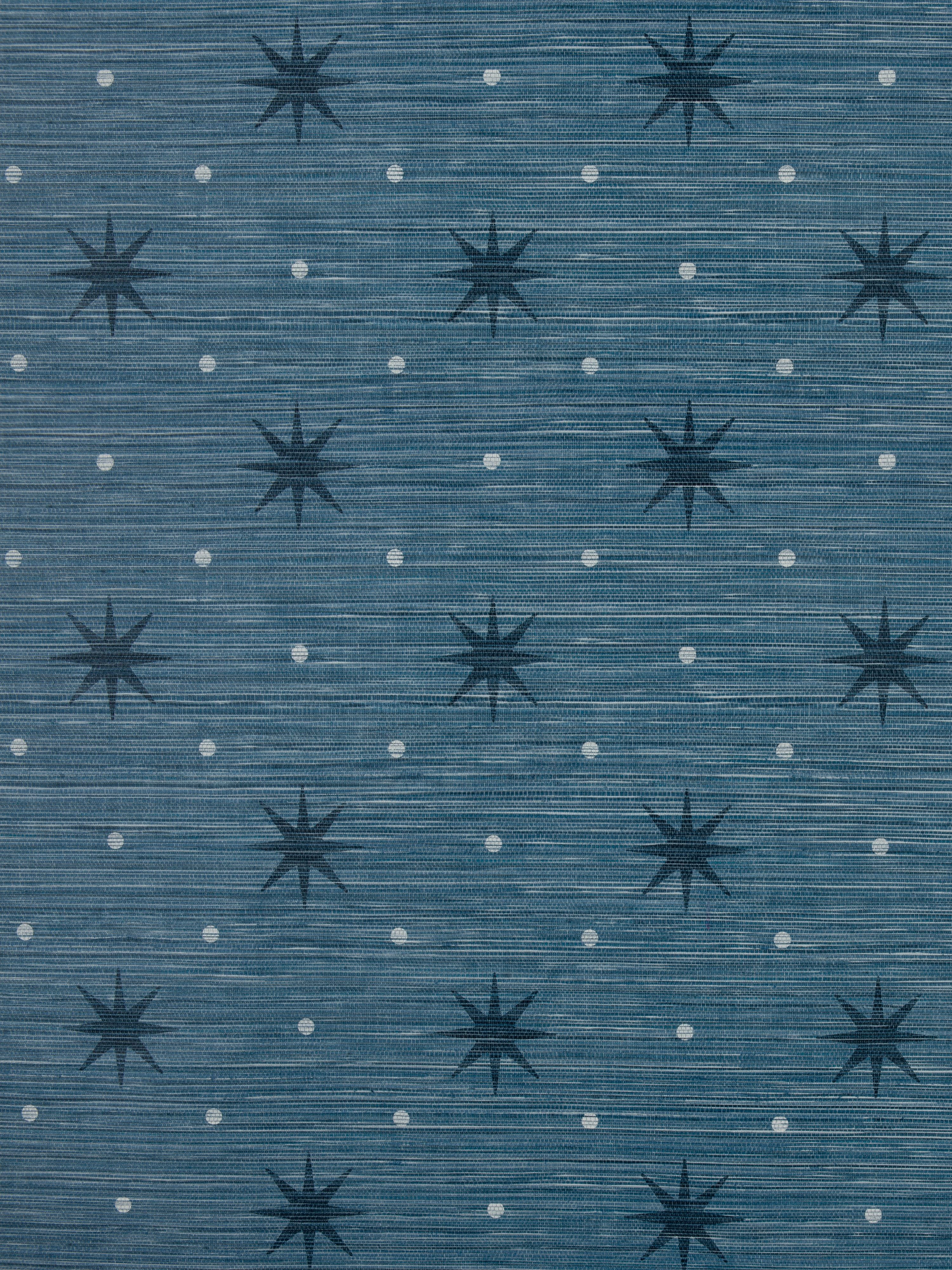 Big Trixie wallpaper in navy color - pattern number WHN 000644002 - by Scalamandre in the collection