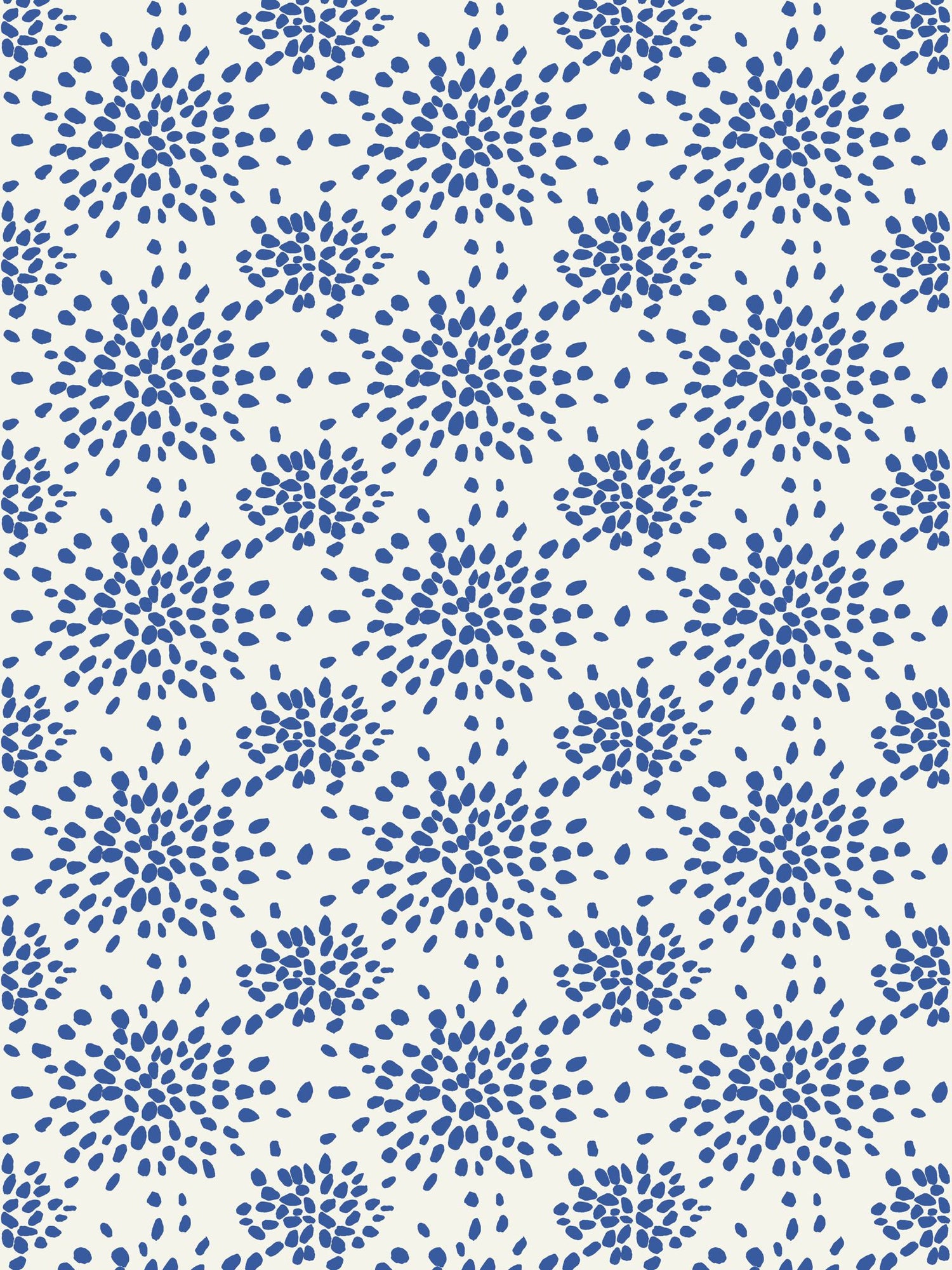 Fireworks fabric in blue on white color - pattern number WHN 0008P1020D - by Scalamandre in the  collection