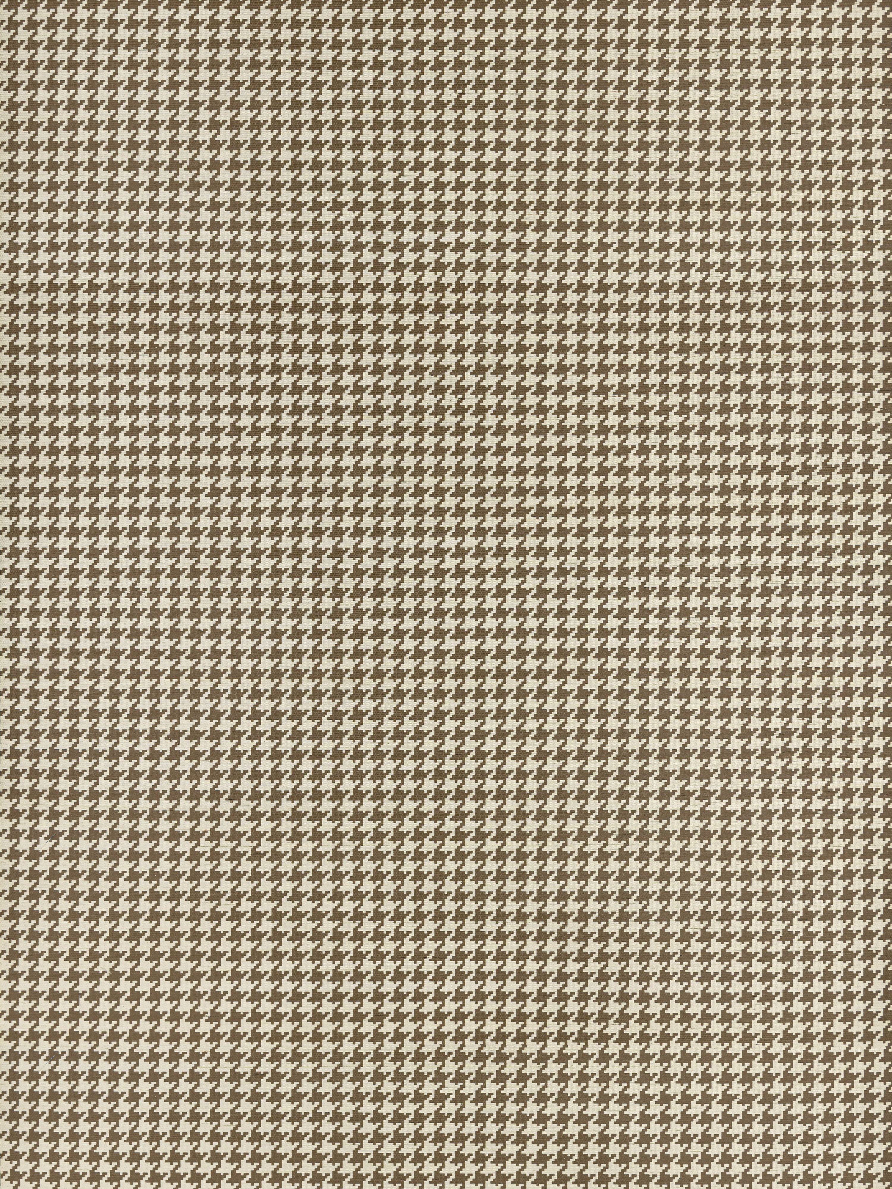 Houndstooth Sisal wallpaper in coffee bean color - pattern number WHN WP88601D0008 - by Scalamandre in the collection